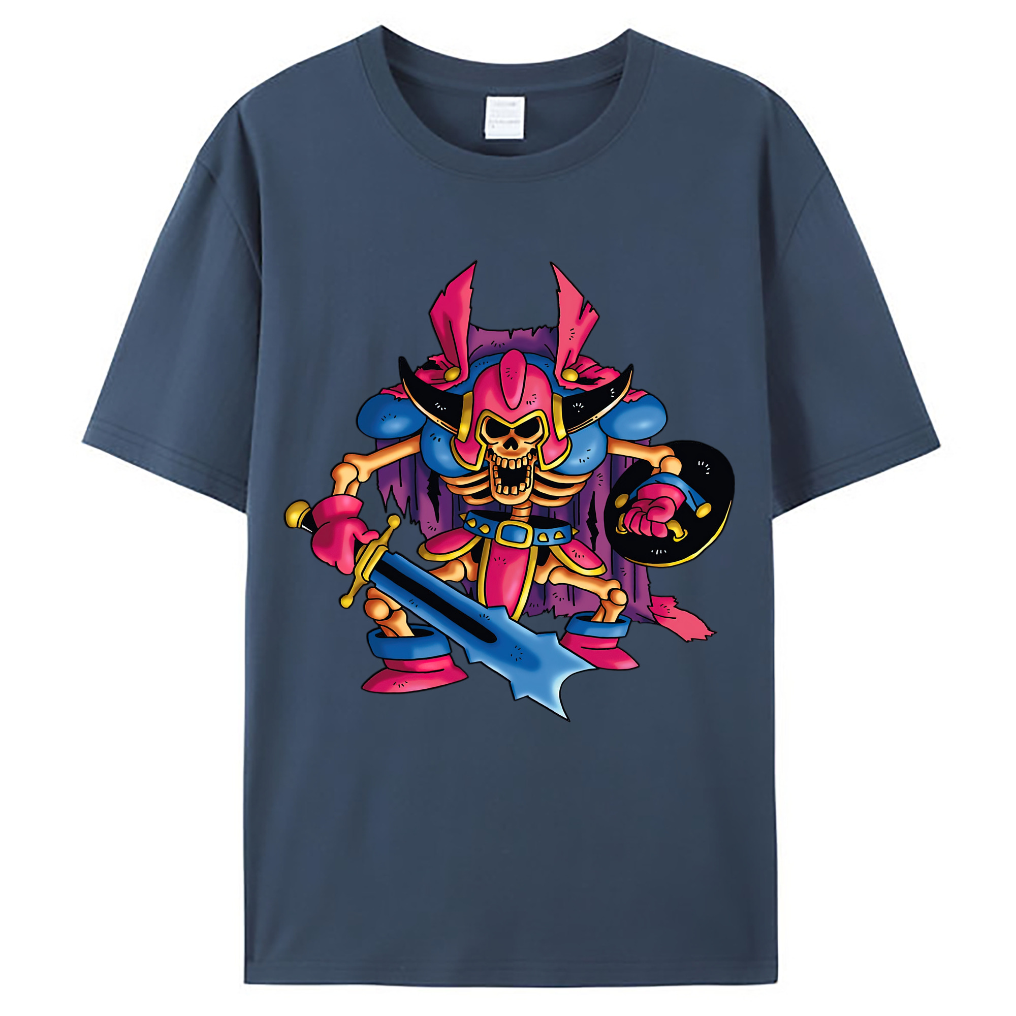 （画像用） ドラゴンクエスト Doragon Kuesuto Dragon Quest レディースカジュアルプリントTシャツ（綿100％）