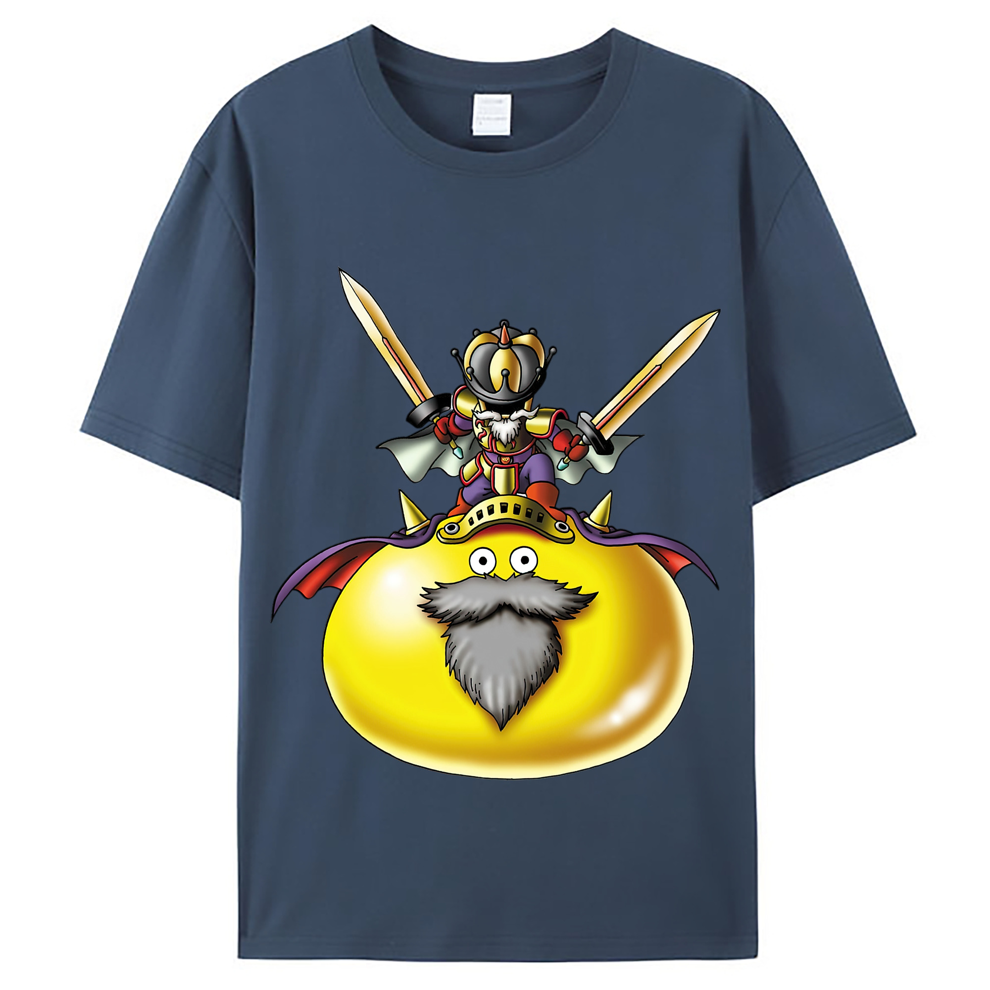 （画像用） ドラゴンクエスト Doragon Kuesuto Dragon Quest レディースカジュアルプリントTシャツ（綿100％）