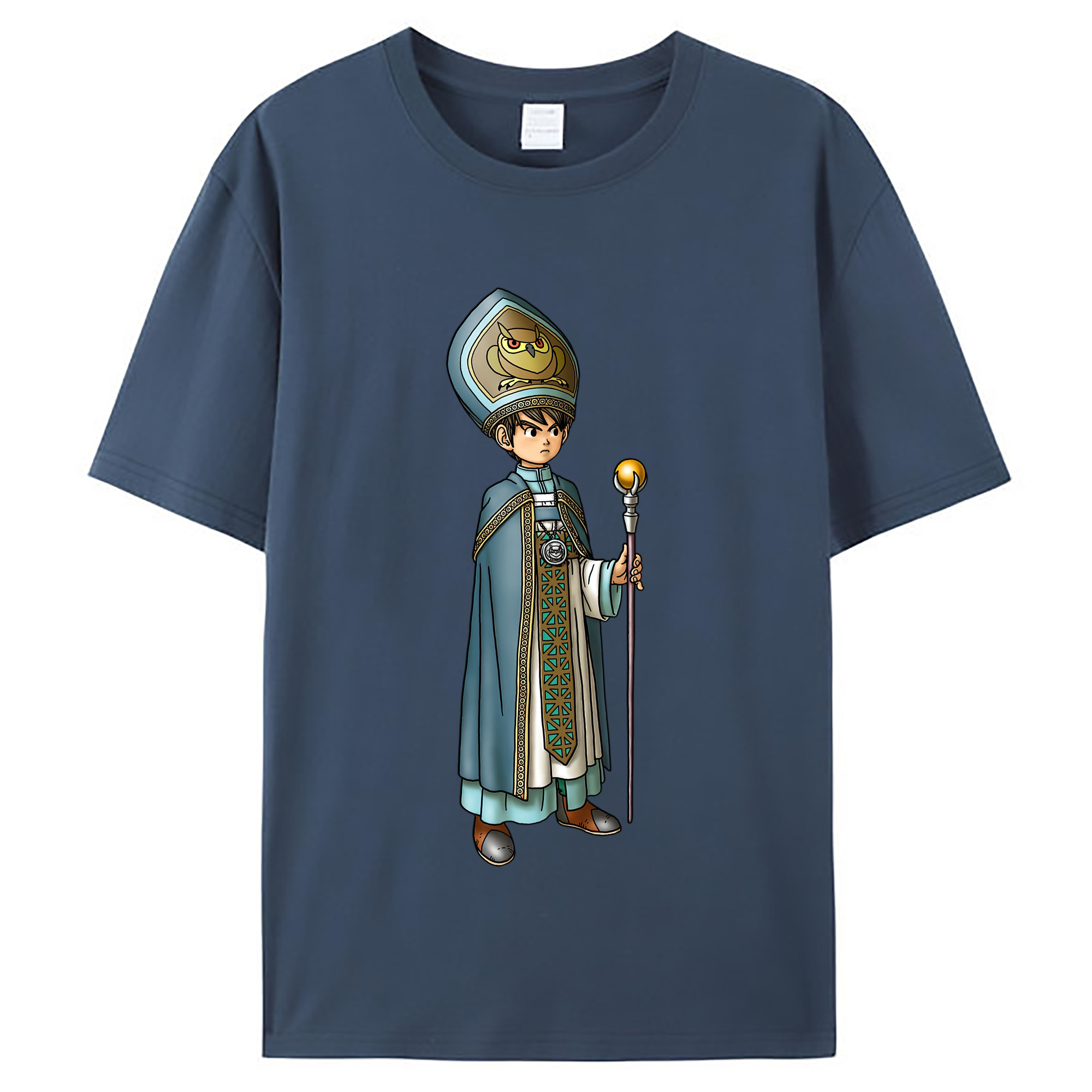 （画像用） ドラゴンクエスト Doragon Kuesuto Dragon Quest レディースカジュアルプリントTシャツ（綿100％）
