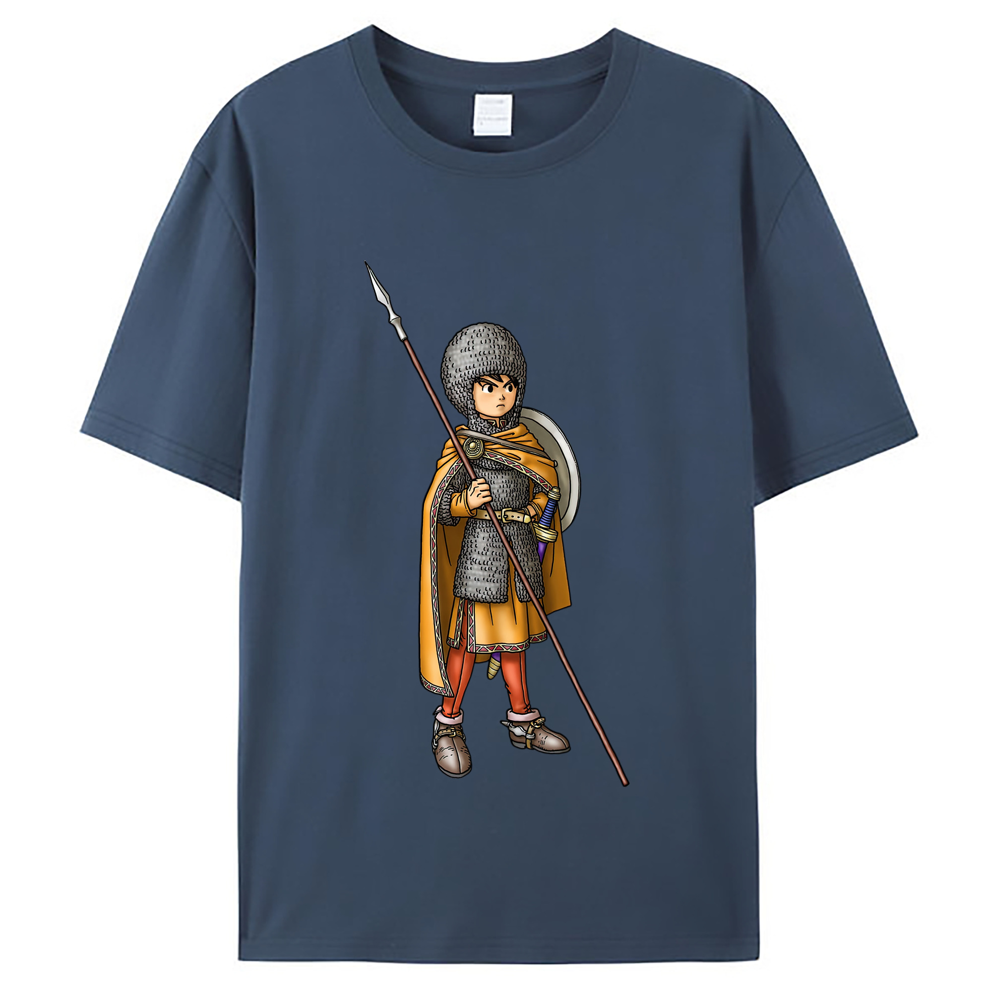 （画像用） ドラゴンクエスト Doragon Kuesuto Dragon Quest レディースカジュアルプリントTシャツ（綿100％）
