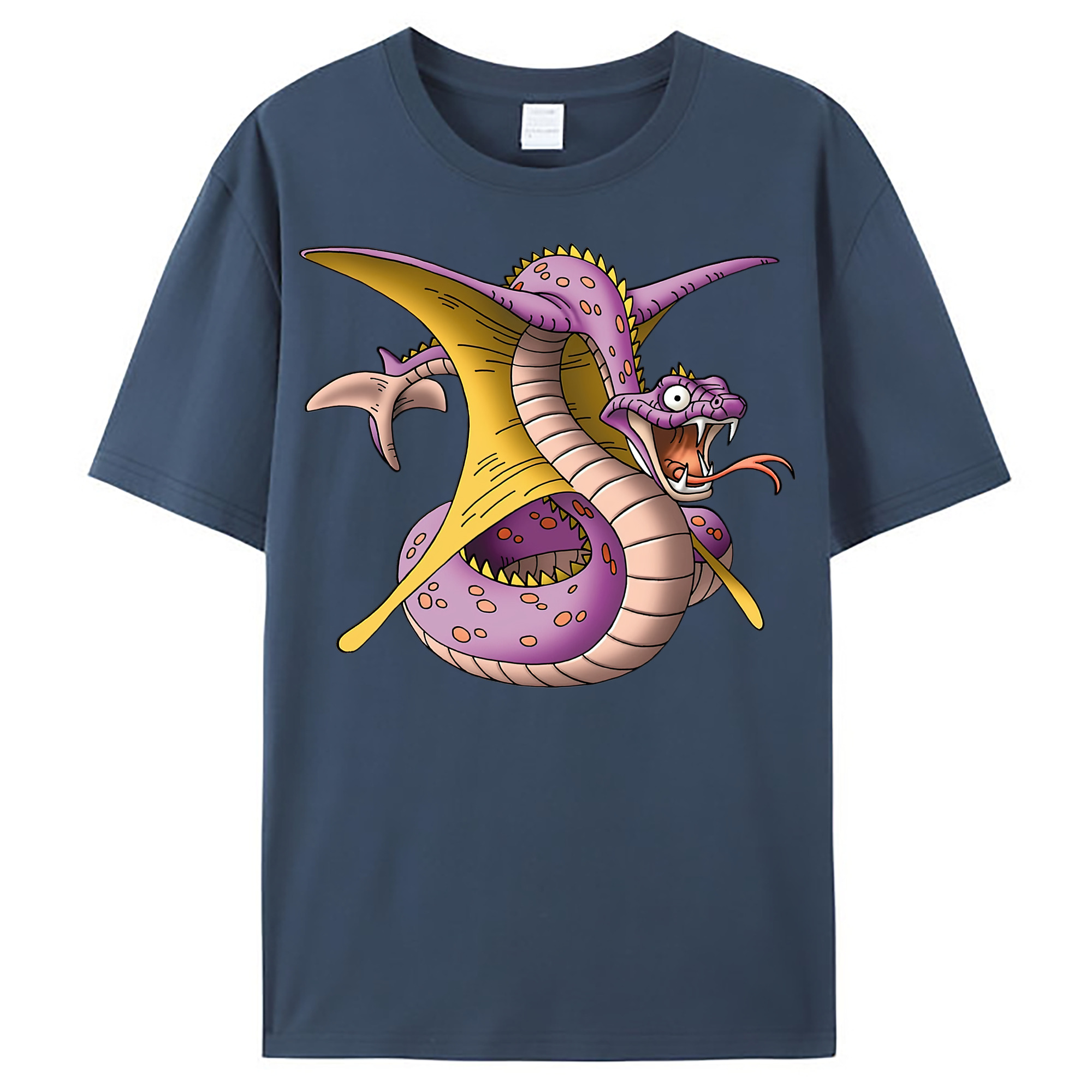 （画像用） ドラゴンクエスト Doragon Kuesuto Dragon Quest レディースカジュアルプリントTシャツ（綿100％）