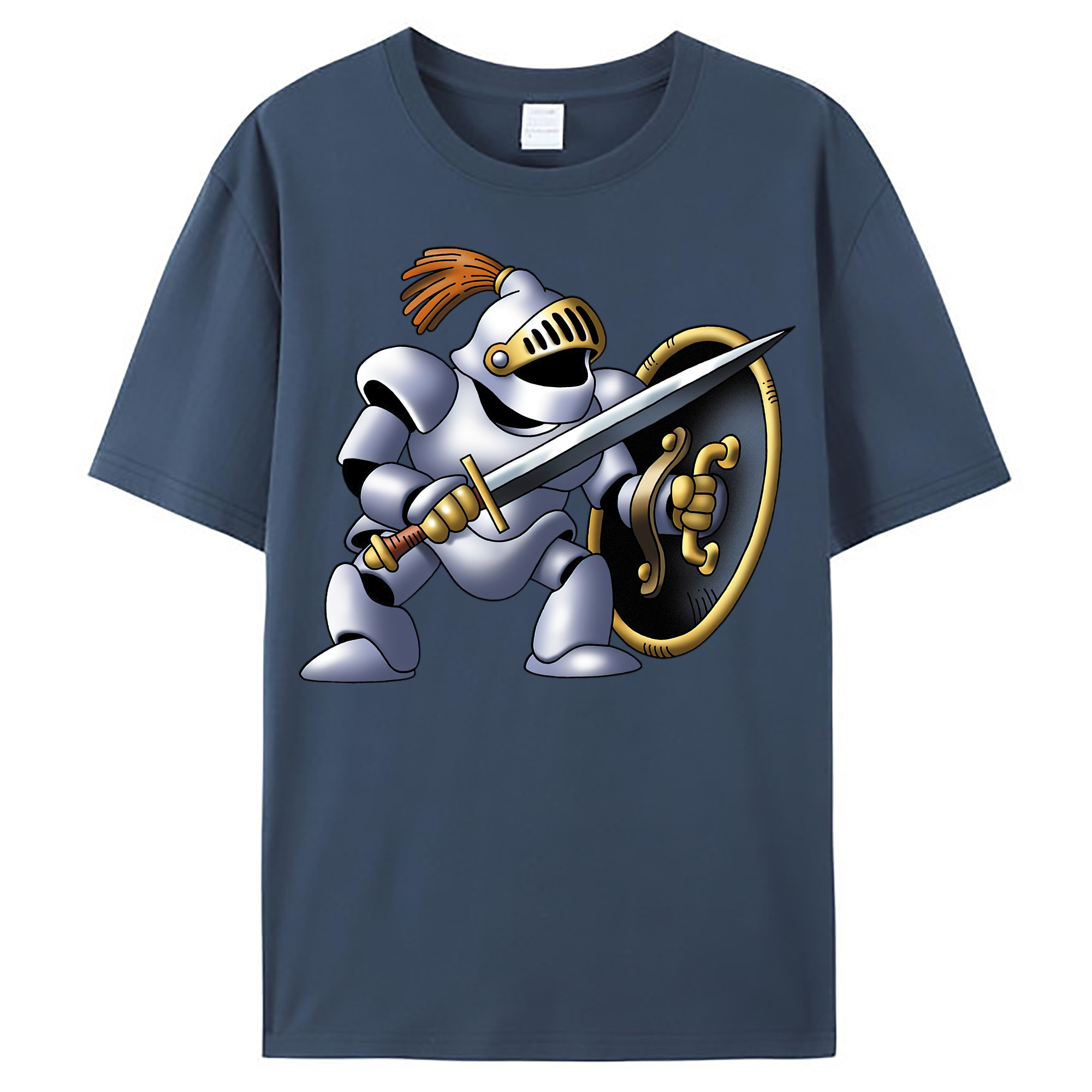 （画像用） ドラゴンクエスト Doragon Kuesuto Dragon Quest レディースカジュアルプリントTシャツ（綿100％）