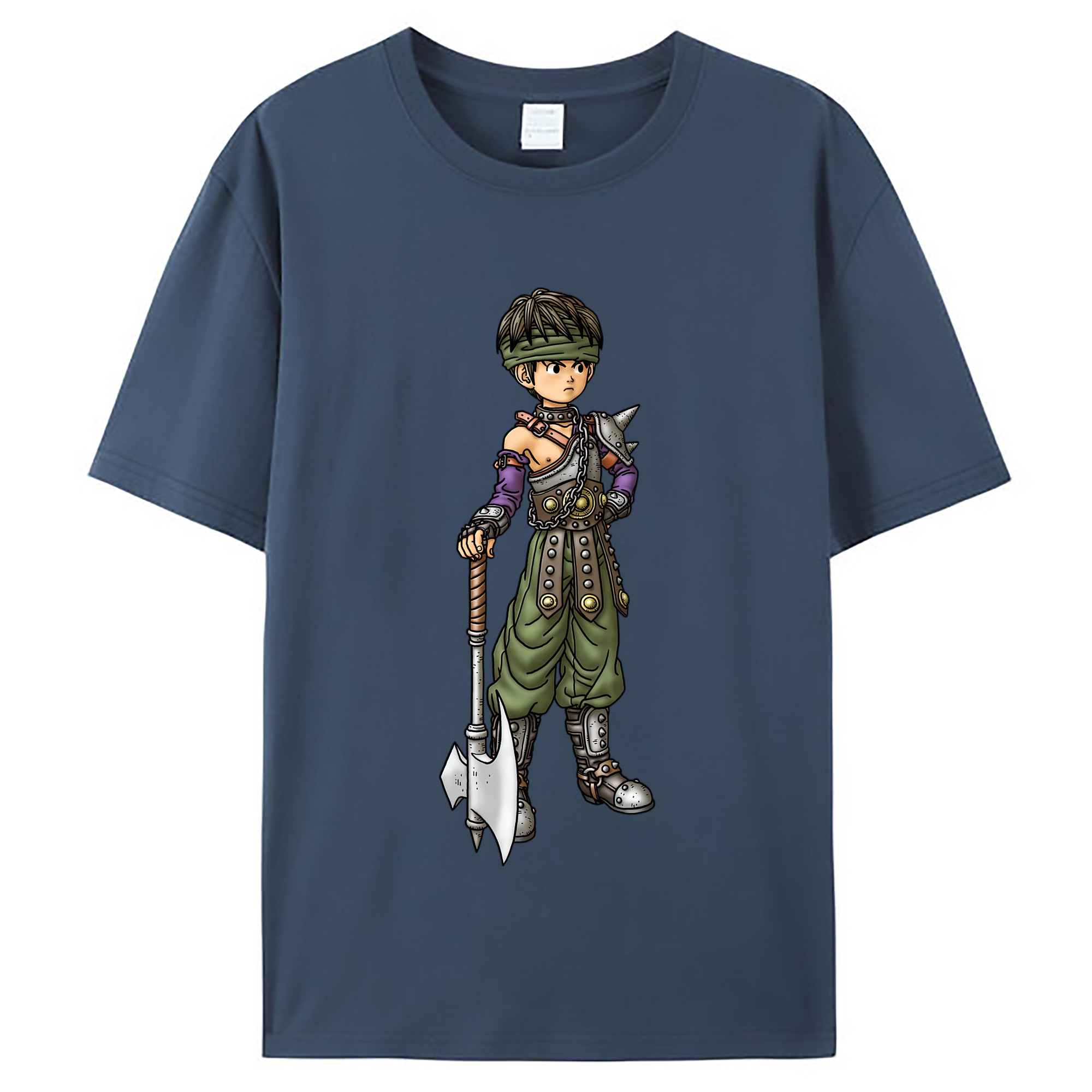 （画像用） ドラゴンクエスト Doragon Kuesuto Dragon Quest レディースカジュアルプリントTシャツ（綿100％）