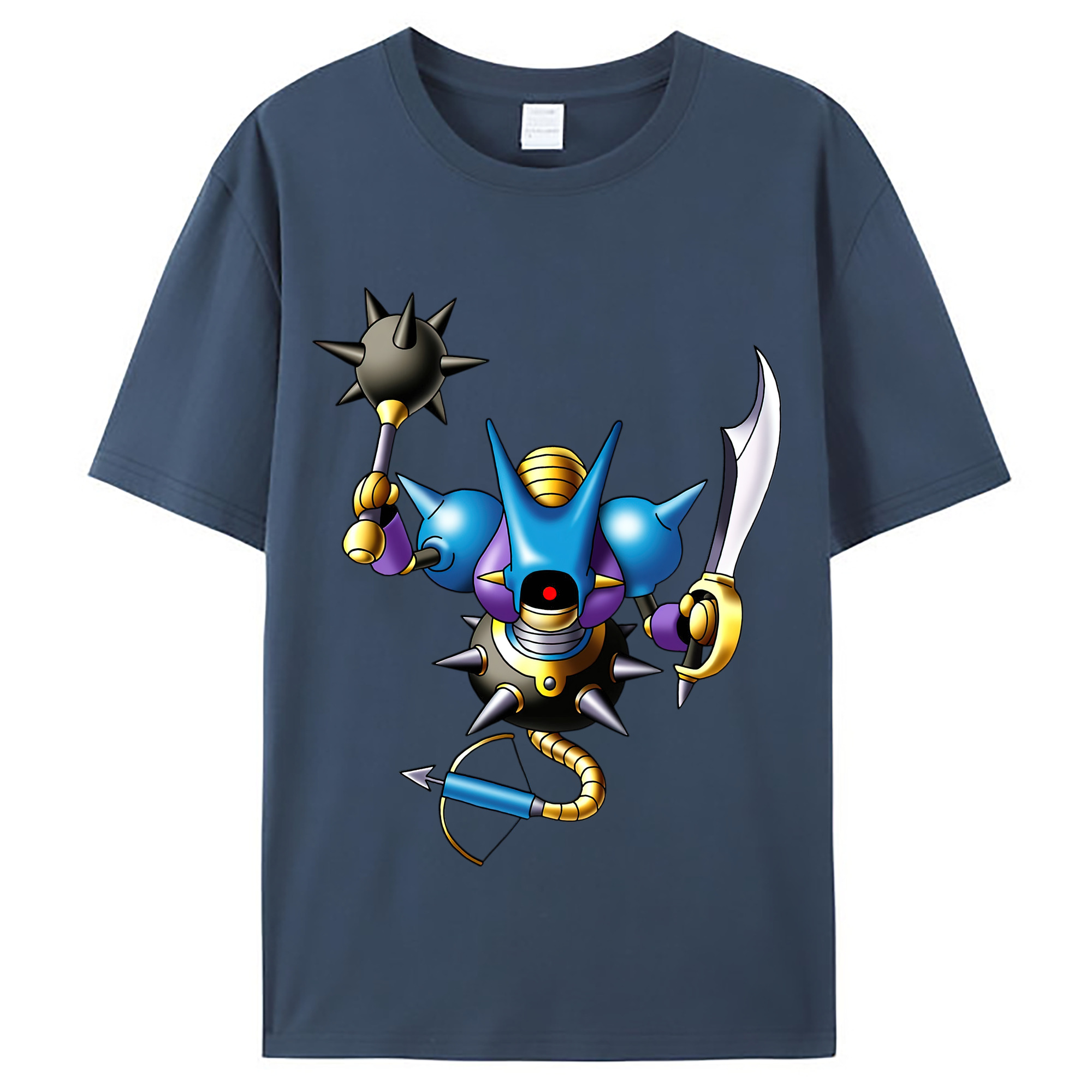 （画像用） ドラゴンクエスト Doragon Kuesuto Dragon Quest レディースカジュアルプリントTシャツ（綿100％）