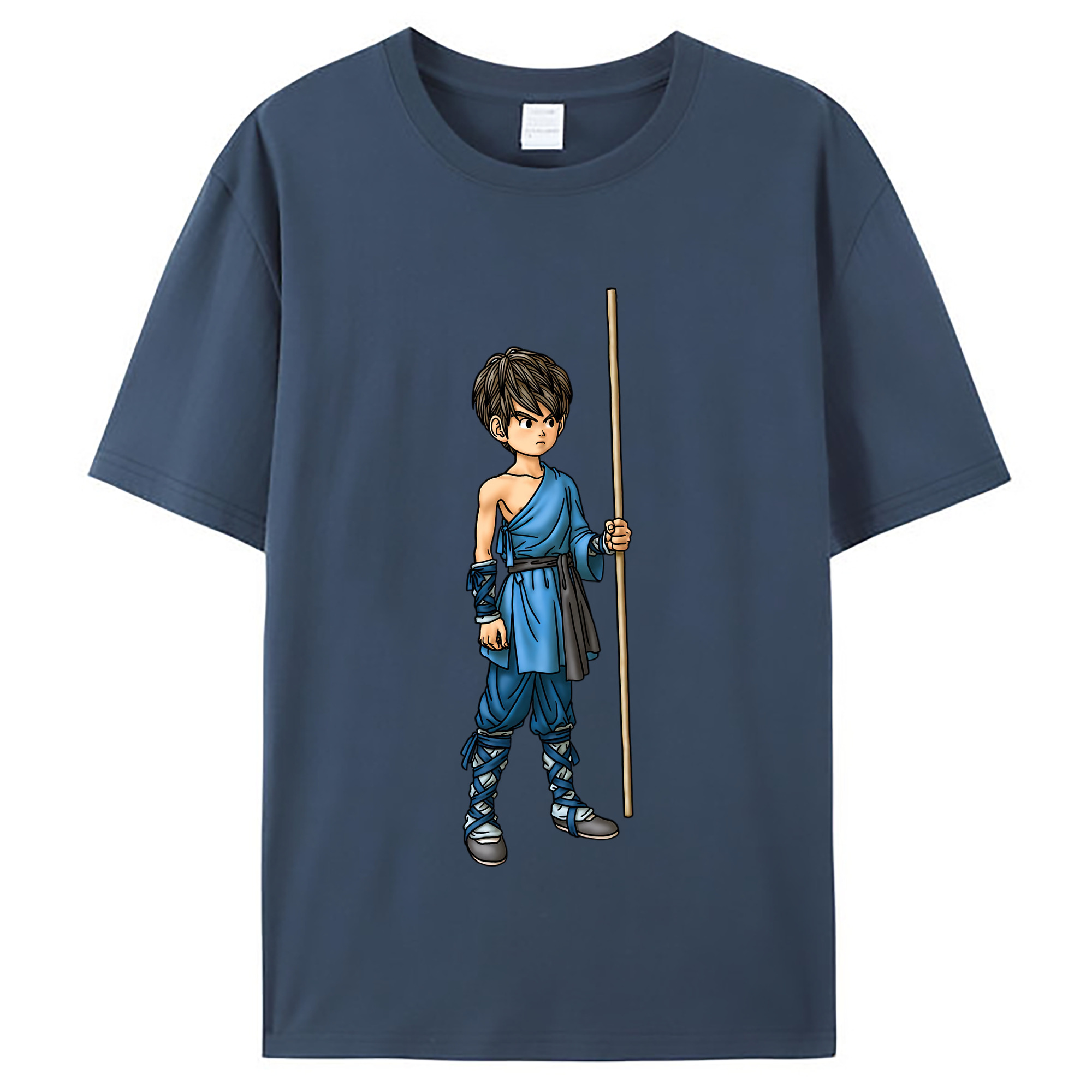 （画像用） ドラゴンクエスト Doragon Kuesuto Dragon Quest レディースカジュアルプリントTシャツ（綿100％）