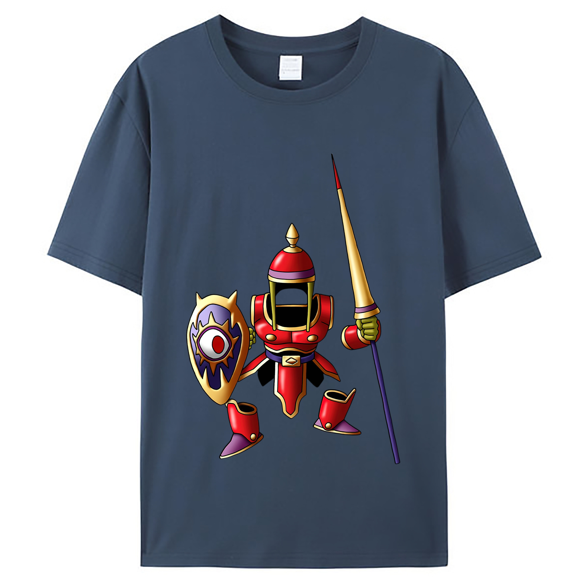 （画像用） ドラゴンクエスト Doragon Kuesuto Dragon Quest レディースカジュアルプリントTシャツ（綿100％）