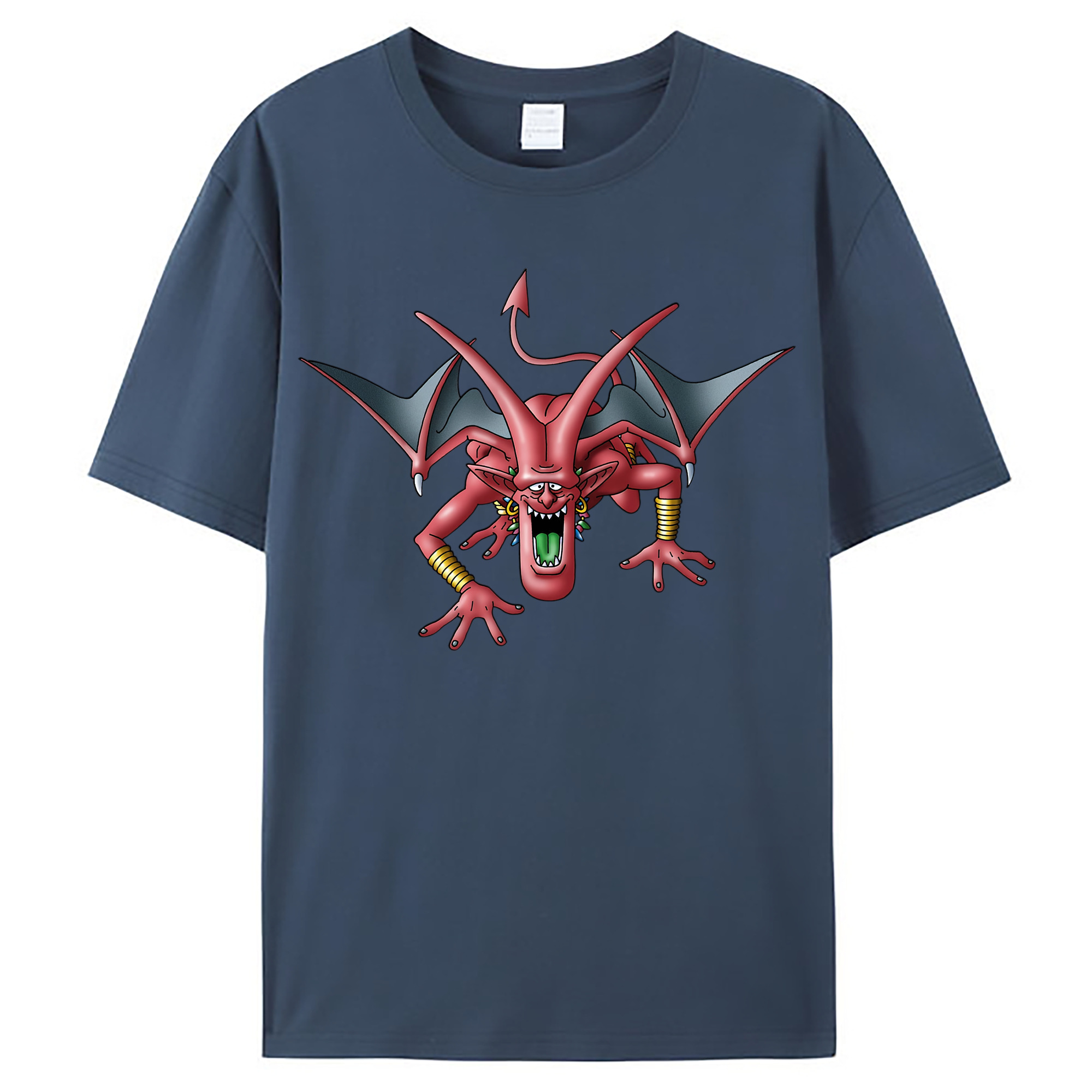 （画像用） ドラゴンクエスト Doragon Kuesuto Dragon Quest レディースカジュアルプリントTシャツ（綿100％）