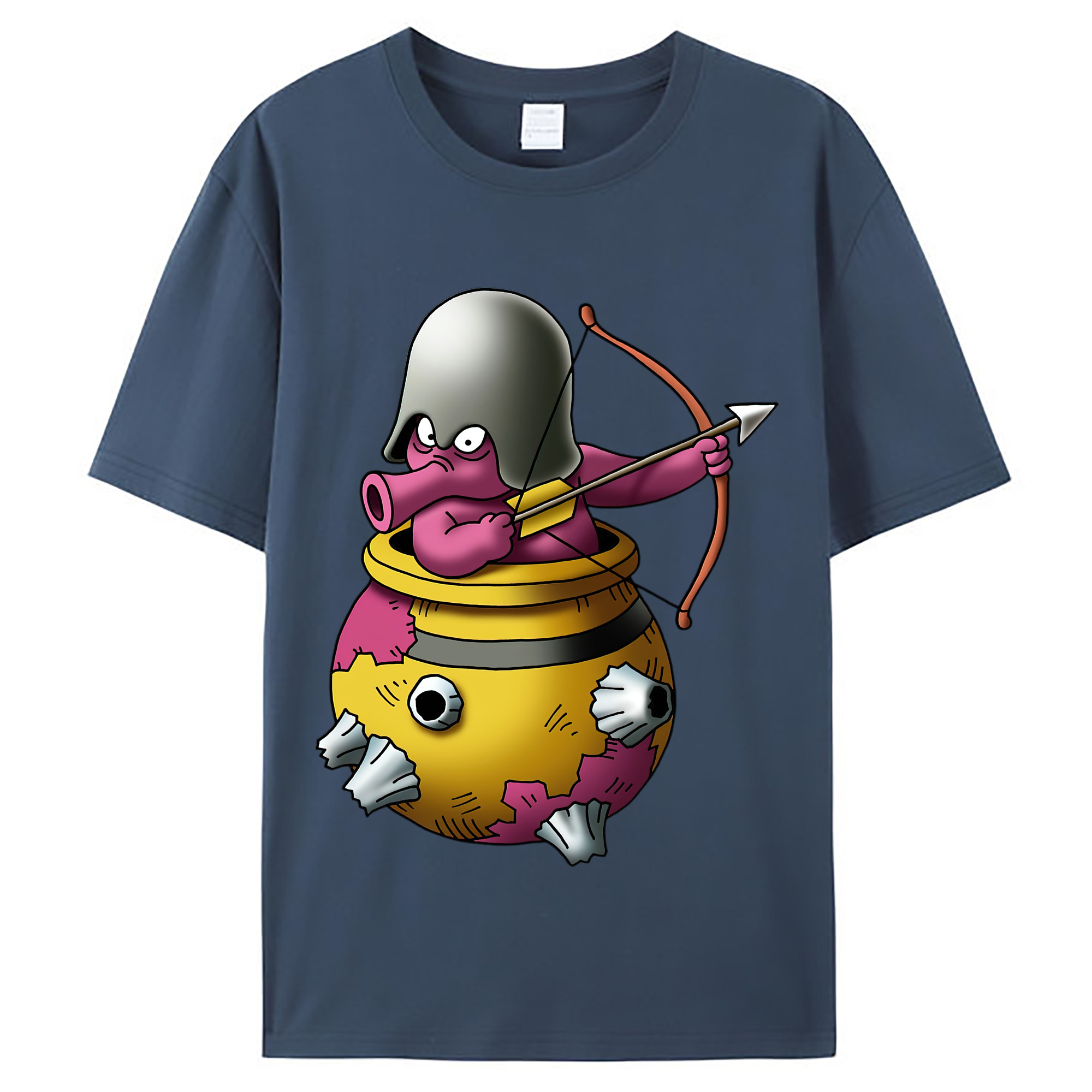 （画像用） ドラゴンクエスト Doragon Kuesuto Dragon Quest レディースカジュアルプリントTシャツ（綿100％）