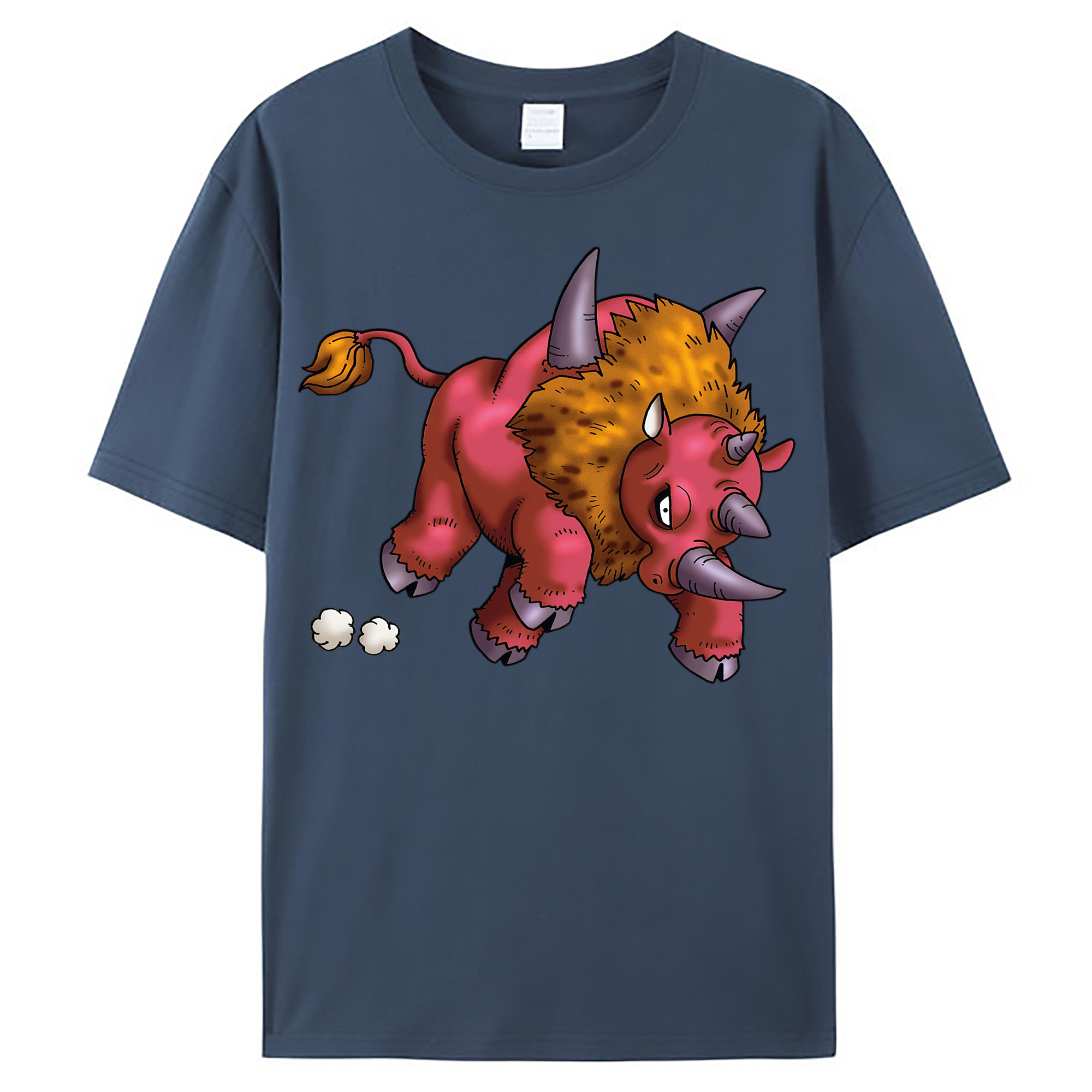 （画像用） ドラゴンクエスト Doragon Kuesuto Dragon Quest レディースカジュアルプリントTシャツ（綿100％）