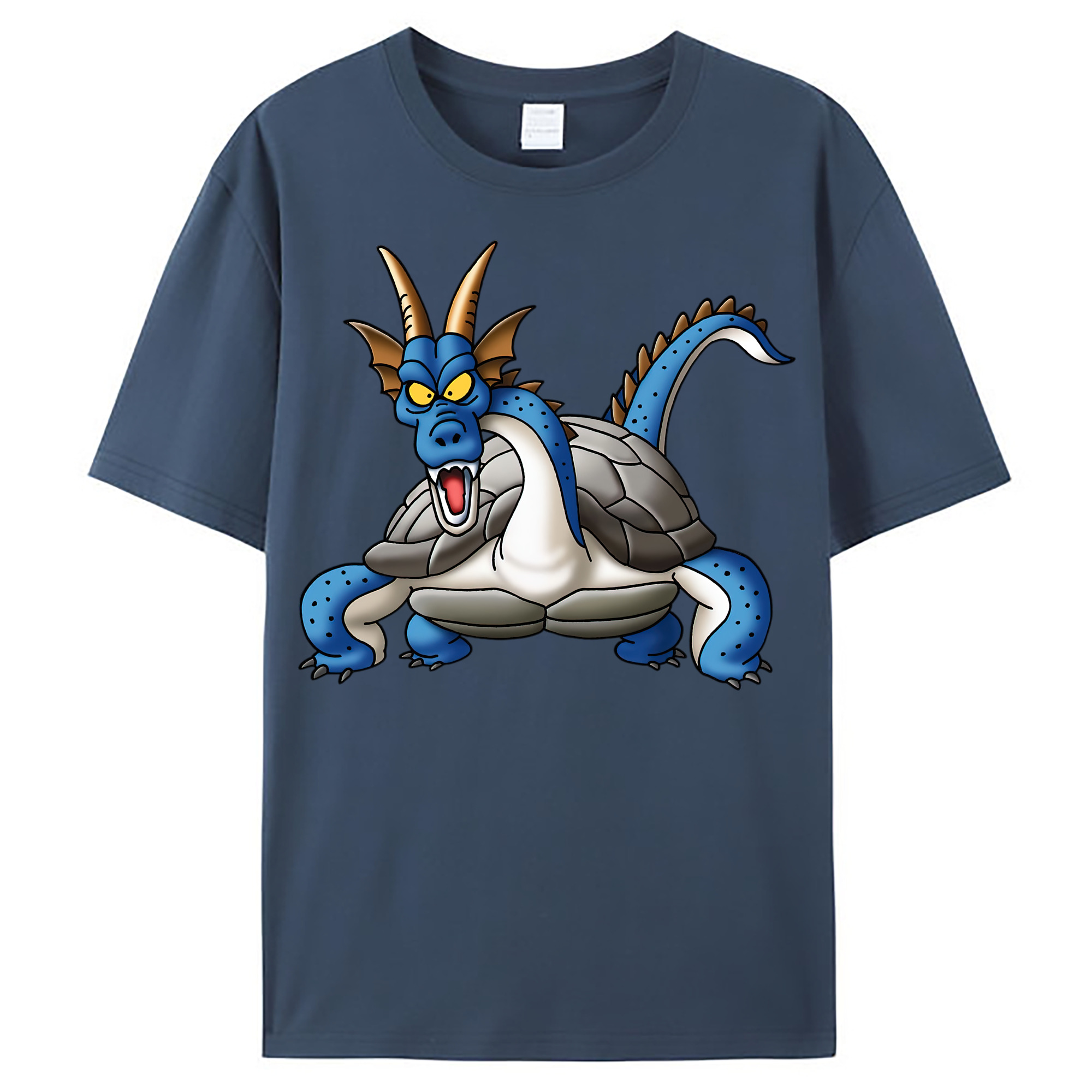 （画像用） ドラゴンクエスト Doragon Kuesuto Dragon Quest レディースカジュアルプリントTシャツ（綿100％）