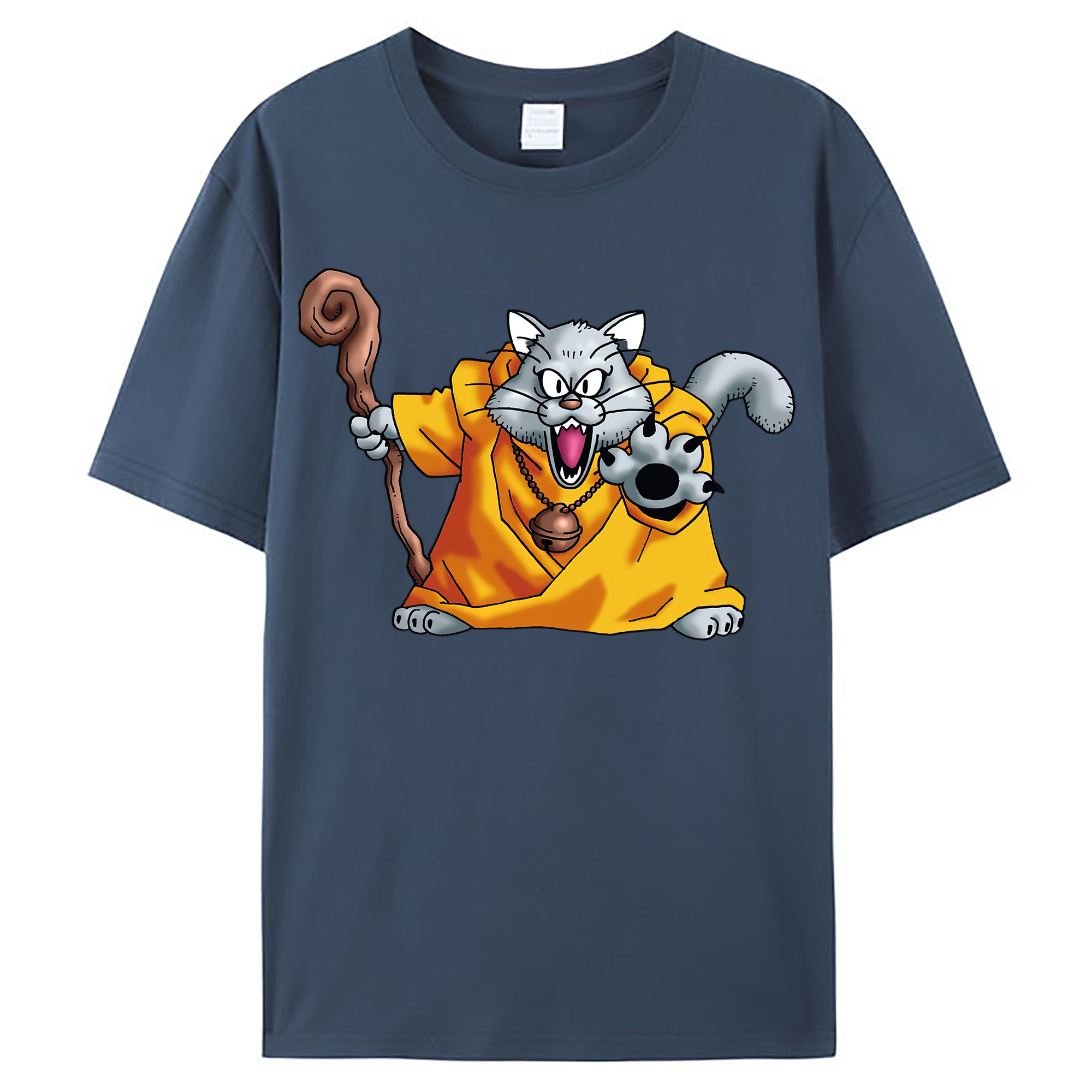 （画像用） ドラゴンクエスト Doragon Kuesuto Dragon Quest レディースカジュアルプリントTシャツ（綿100％）