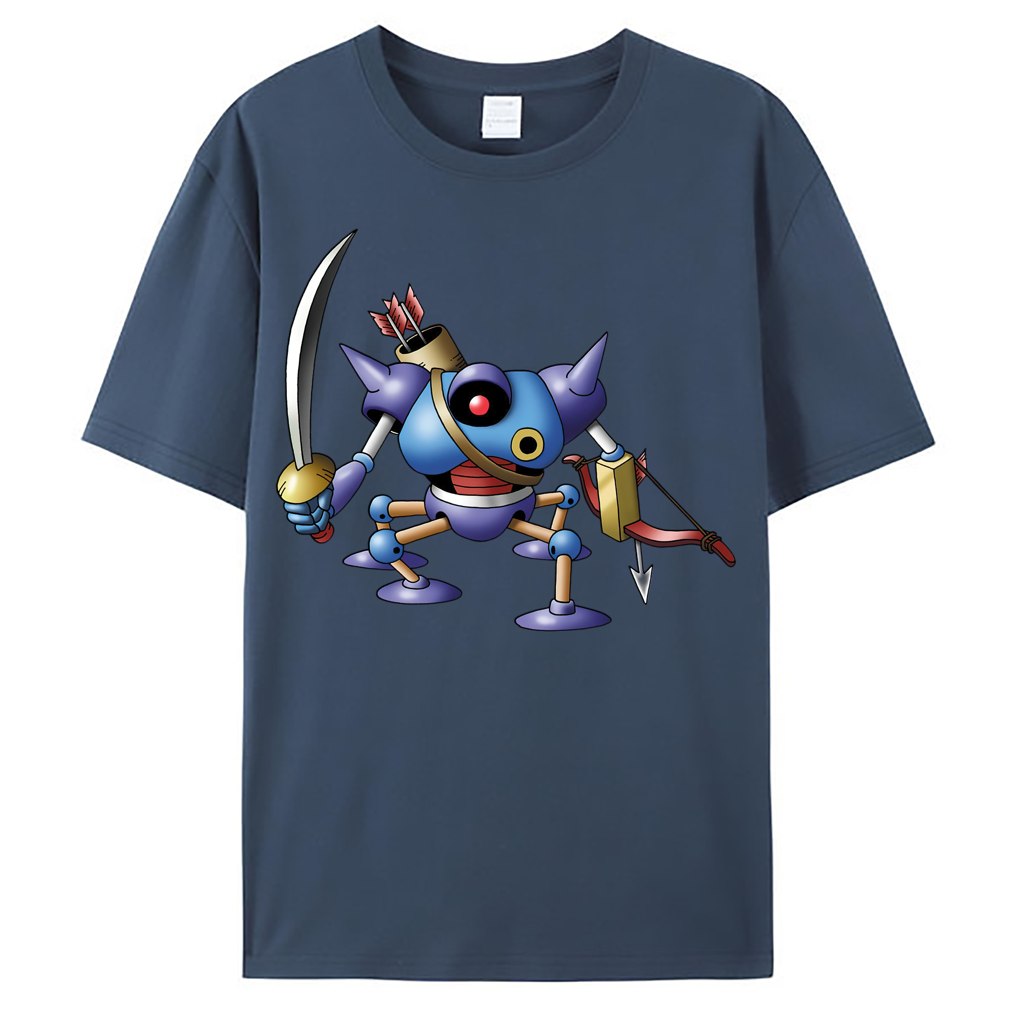 （画像用） ドラゴンクエスト Doragon Kuesuto Dragon Quest レディースカジュアルプリントTシャツ（綿100％）