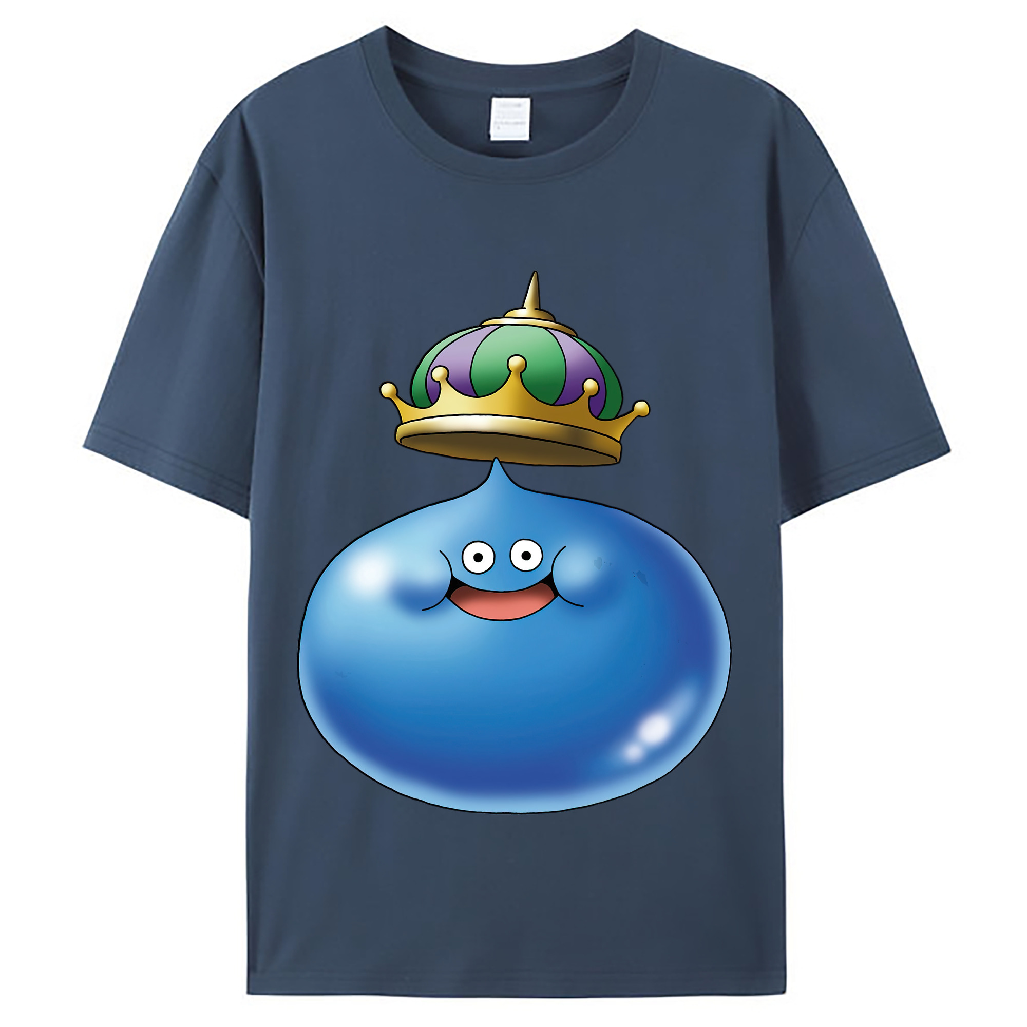 （画像用） ドラゴンクエスト Doragon Kuesuto Dragon Quest レディースカジュアルプリントTシャツ（綿100％）