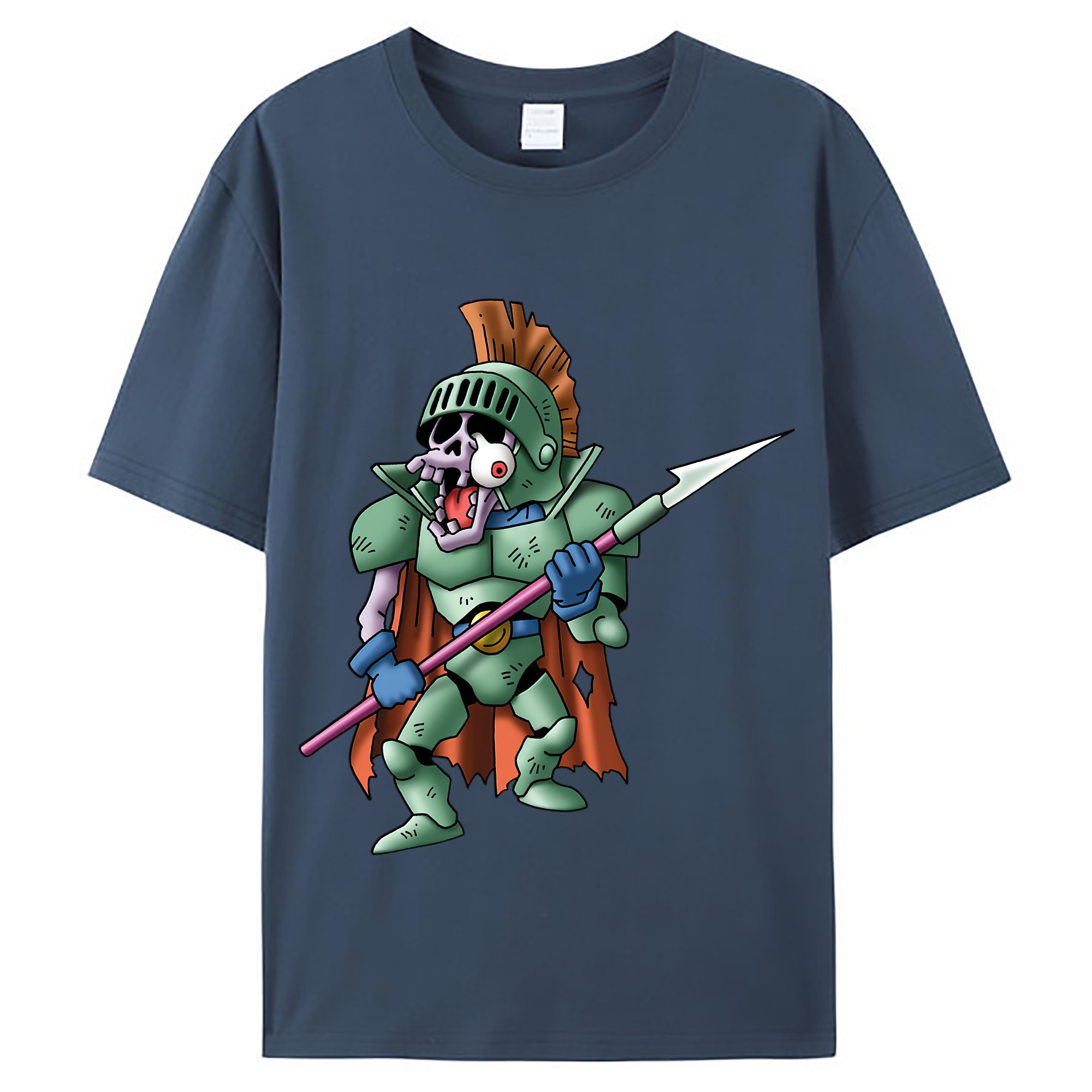 （画像用） ドラゴンクエスト Doragon Kuesuto Dragon Quest レディースカジュアルプリントTシャツ（綿100％）