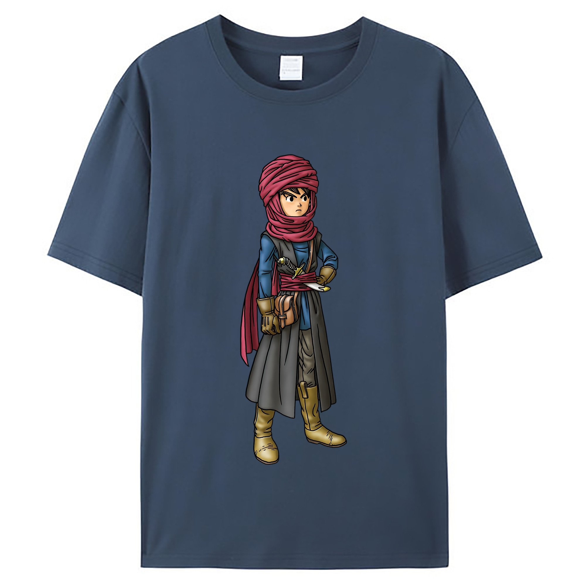 （画像用） ドラゴンクエスト Doragon Kuesuto Dragon Quest レディースカジュアルプリントTシャツ（綿100％）