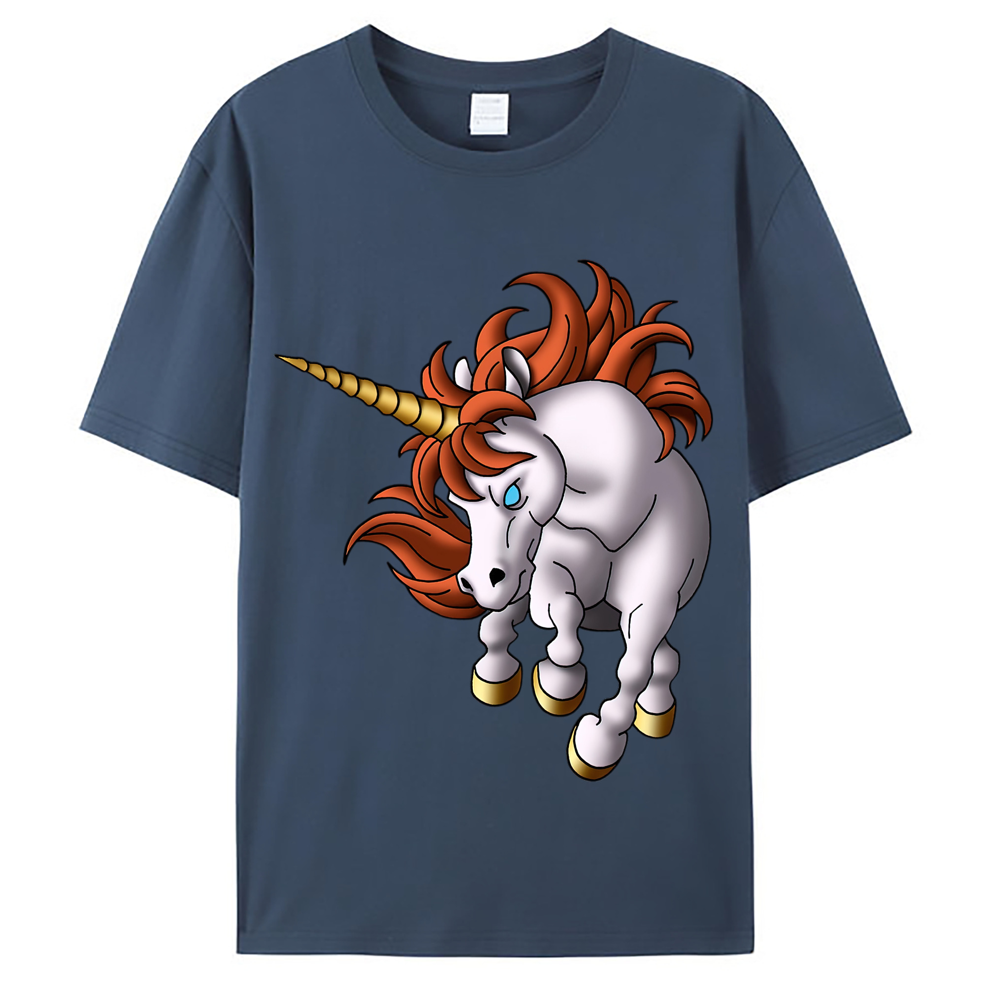 （画像用） ドラゴンクエスト Doragon Kuesuto Dragon Quest レディースカジュアルプリントTシャツ（綿100％）