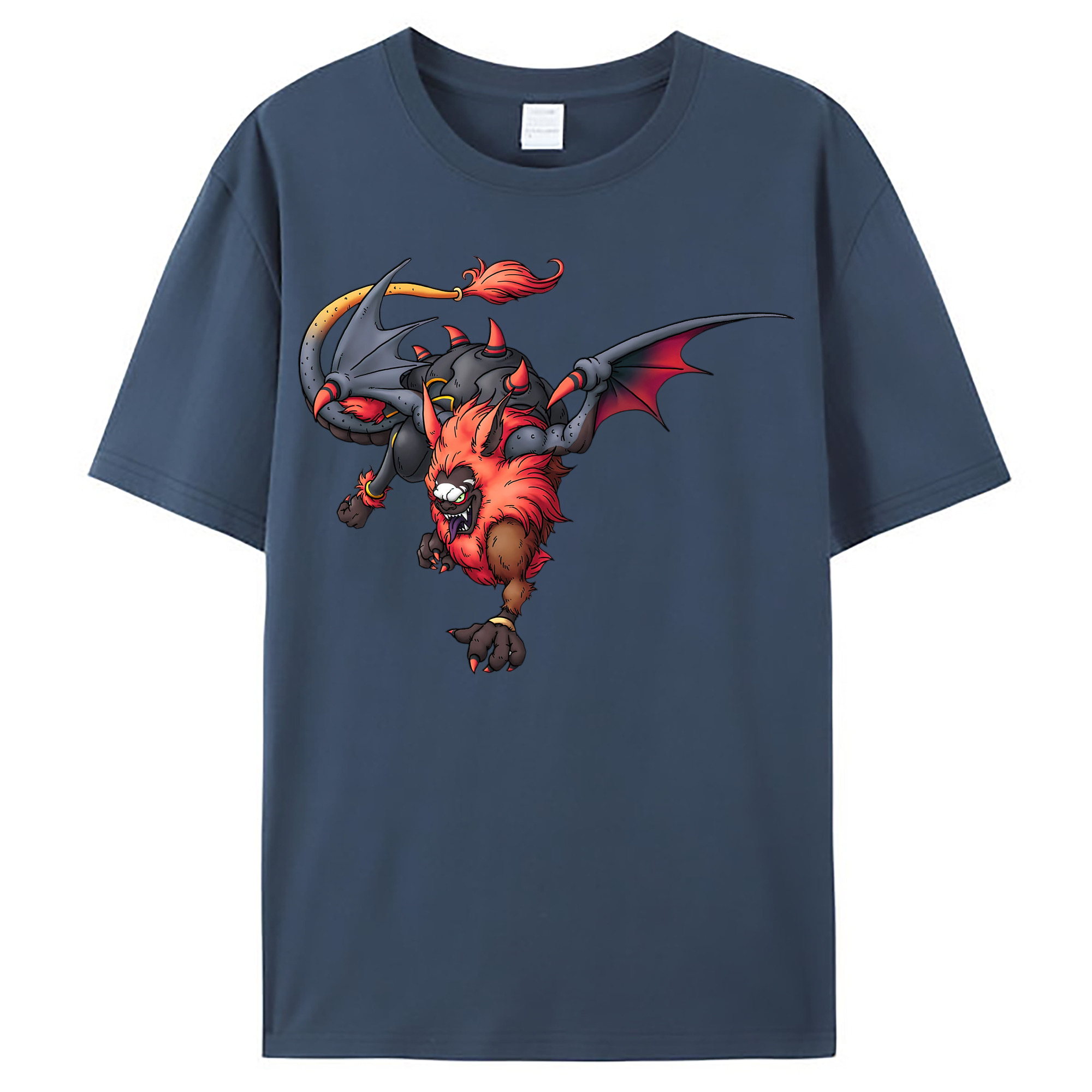 （画像用） ドラゴンクエスト Doragon Kuesuto Dragon Quest レディースカジュアルプリントTシャツ（綿100％）