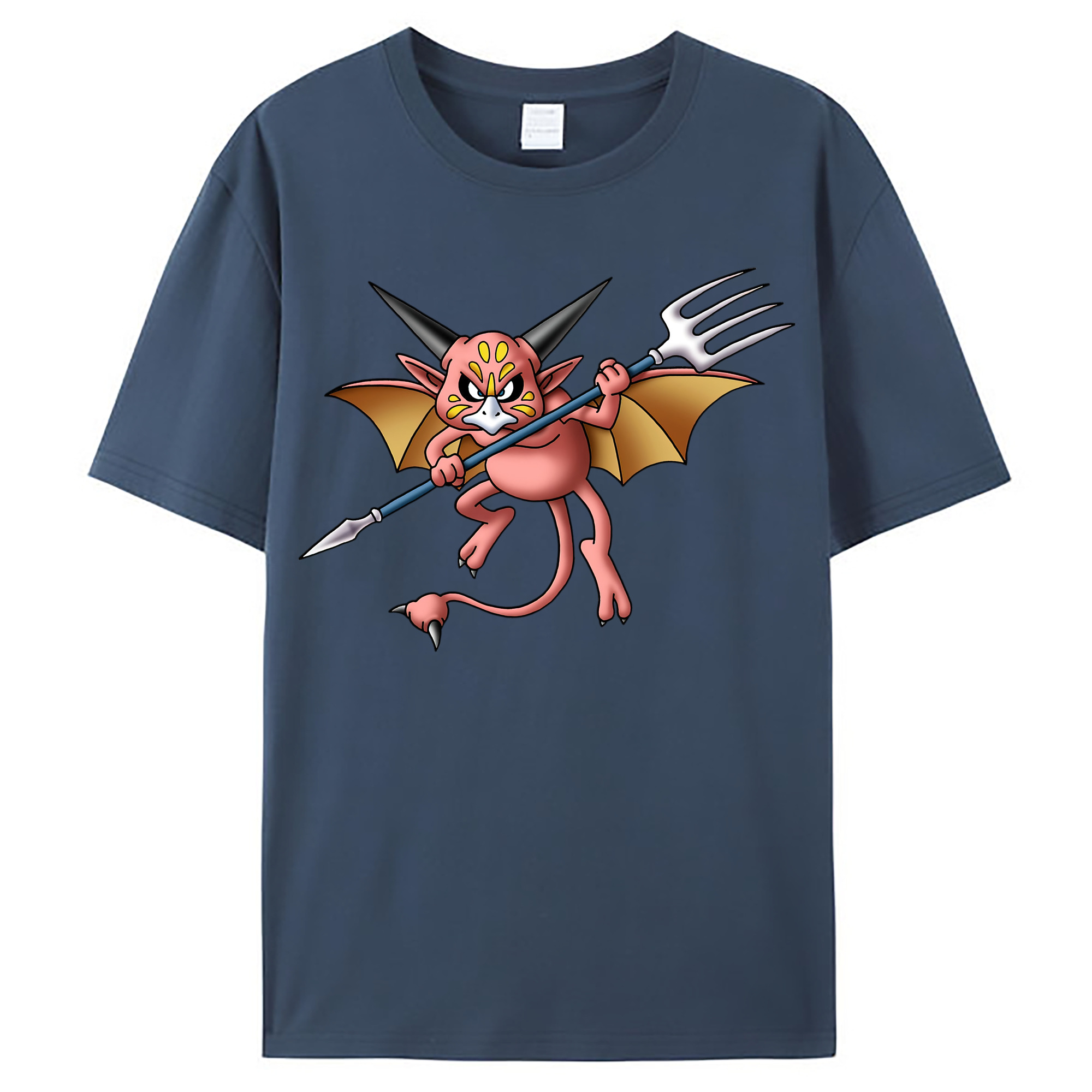（画像用） ドラゴンクエスト Doragon Kuesuto Dragon Quest レディースカジュアルプリントTシャツ（綿100％）