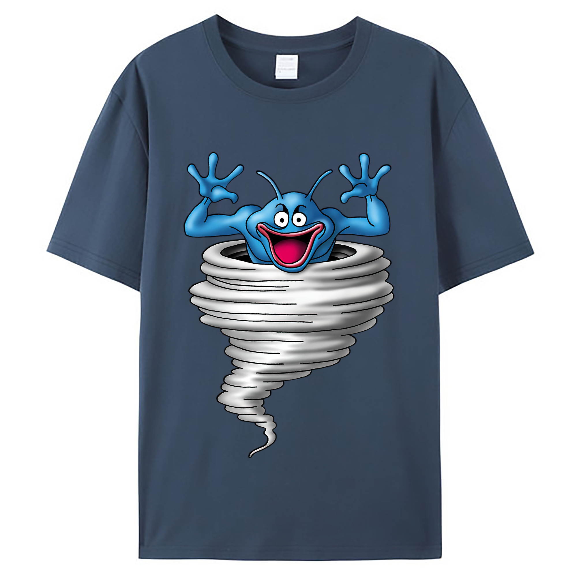 （画像用） ドラゴンクエスト Doragon Kuesuto Dragon Quest レディースカジュアルプリントTシャツ（綿100％）