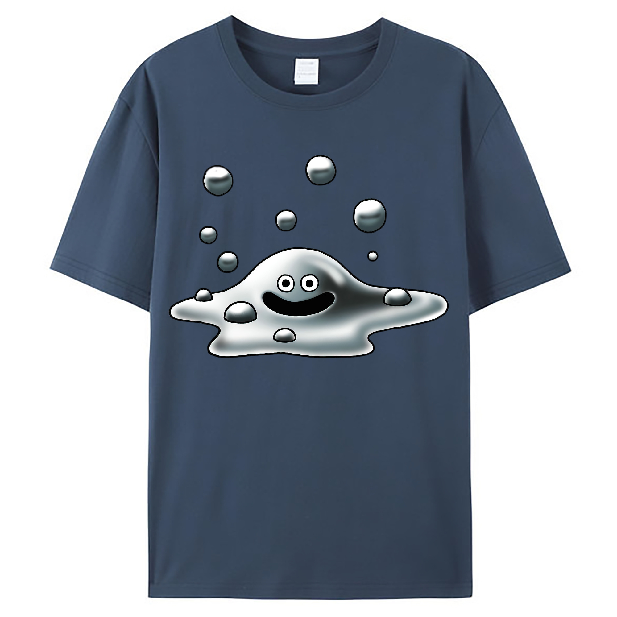 （画像用） ドラゴンクエスト Doragon Kuesuto Dragon Quest レディースカジュアルプリントTシャツ（綿100％）