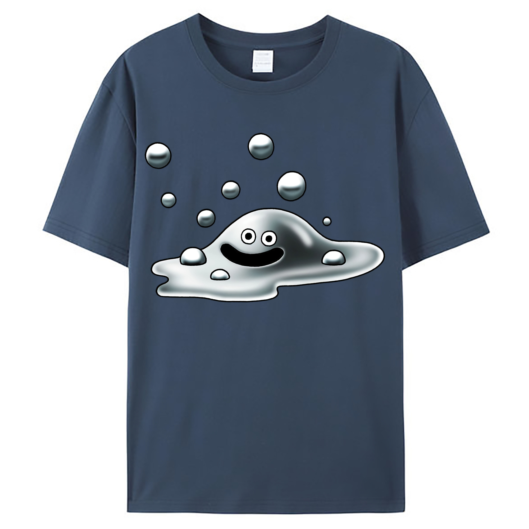 （画像用） ドラゴンクエスト Doragon Kuesuto Dragon Quest レディースカジュアルプリントTシャツ（綿100％）