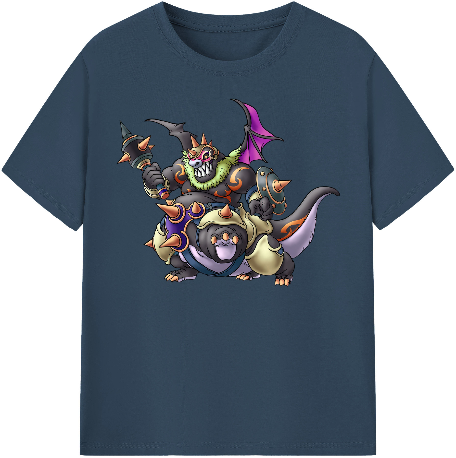 （画像用） ドラゴンクエスト Doragon Kuesuto Dragon Quest レディースカジュアルプリントTシャツ（綿100％）