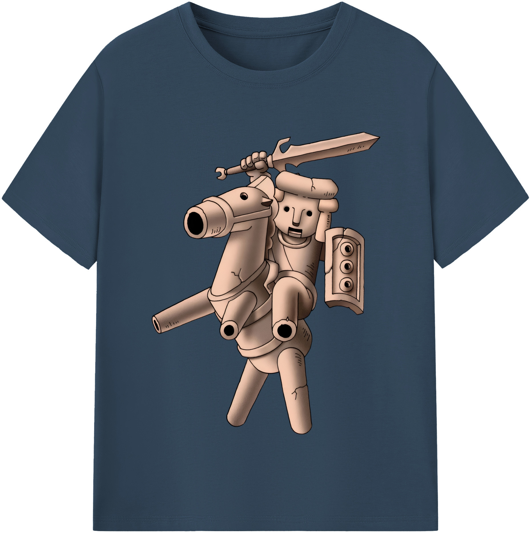 （画像用） ドラゴンクエスト Doragon Kuesuto Dragon Quest レディースカジュアルプリントTシャツ（綿100％）