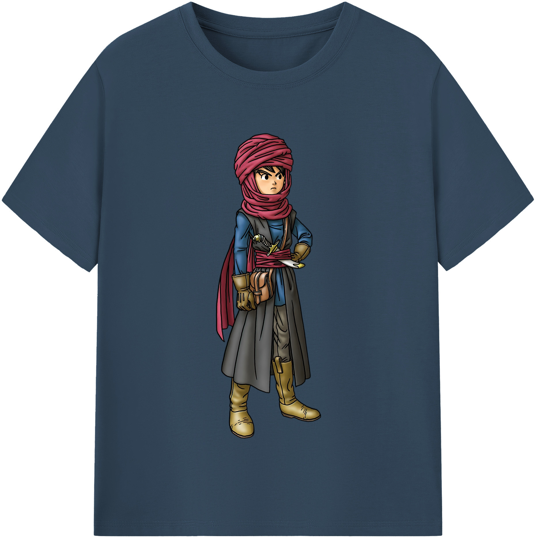 （画像用） ドラゴンクエスト Doragon Kuesuto Dragon Quest レディースカジュアルプリントTシャツ（綿100％）
