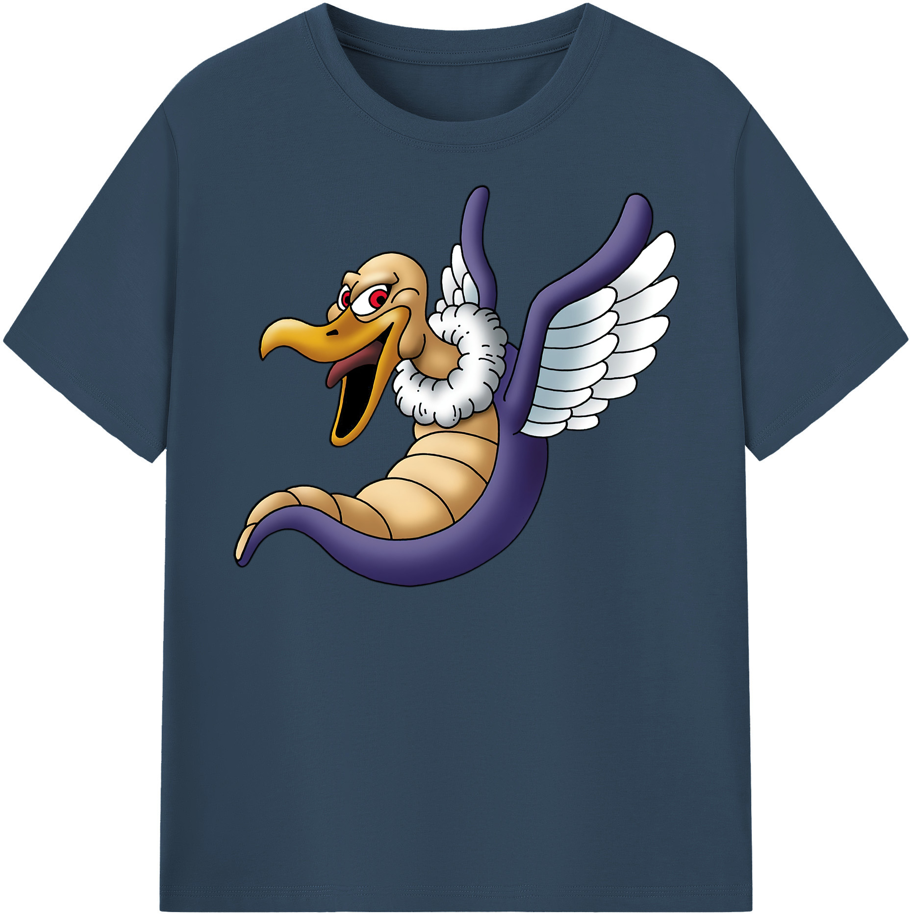 （画像用） ドラゴンクエスト Doragon Kuesuto Dragon Quest レディースカジュアルプリントTシャツ（綿100％）