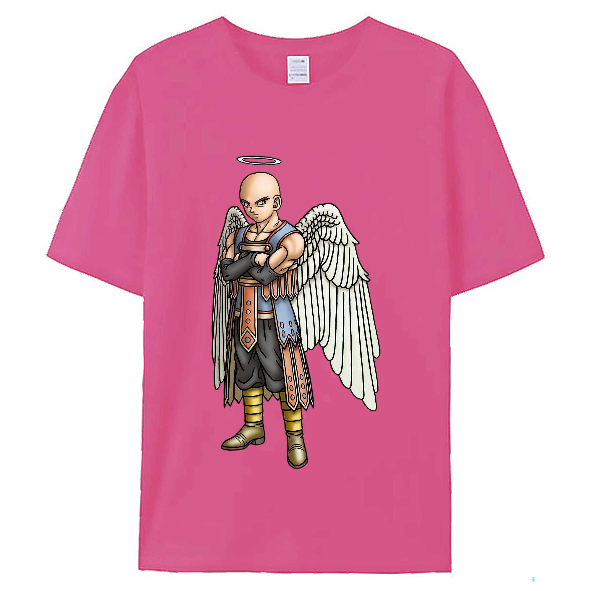 （画像用） ドラゴンクエスト Doragon Kuesuto Dragon Quest レディースカジュアルプリントTシャツ（綿100％）