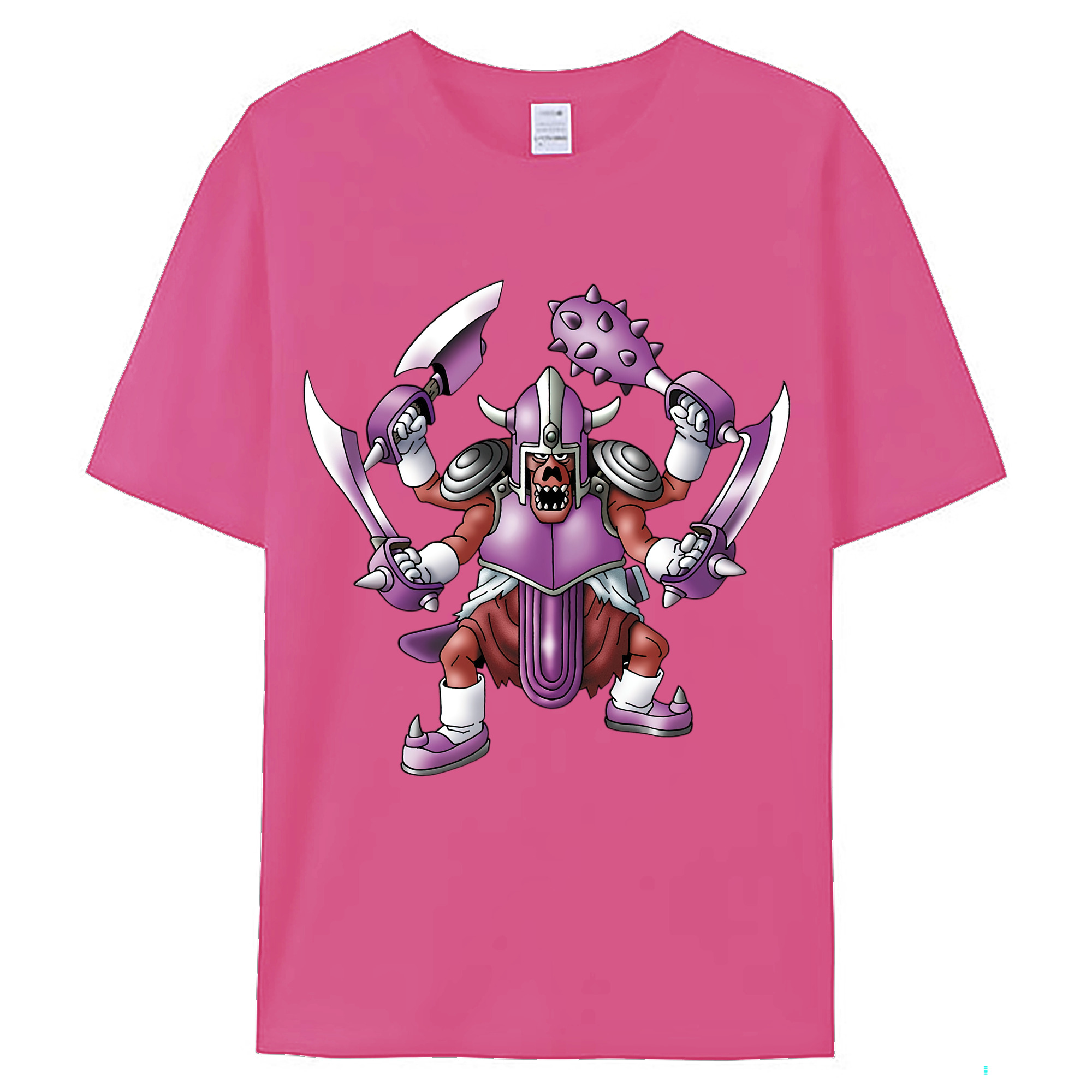 （画像用） ドラゴンクエスト Doragon Kuesuto Dragon Quest レディースカジュアルプリントTシャツ（綿100％）