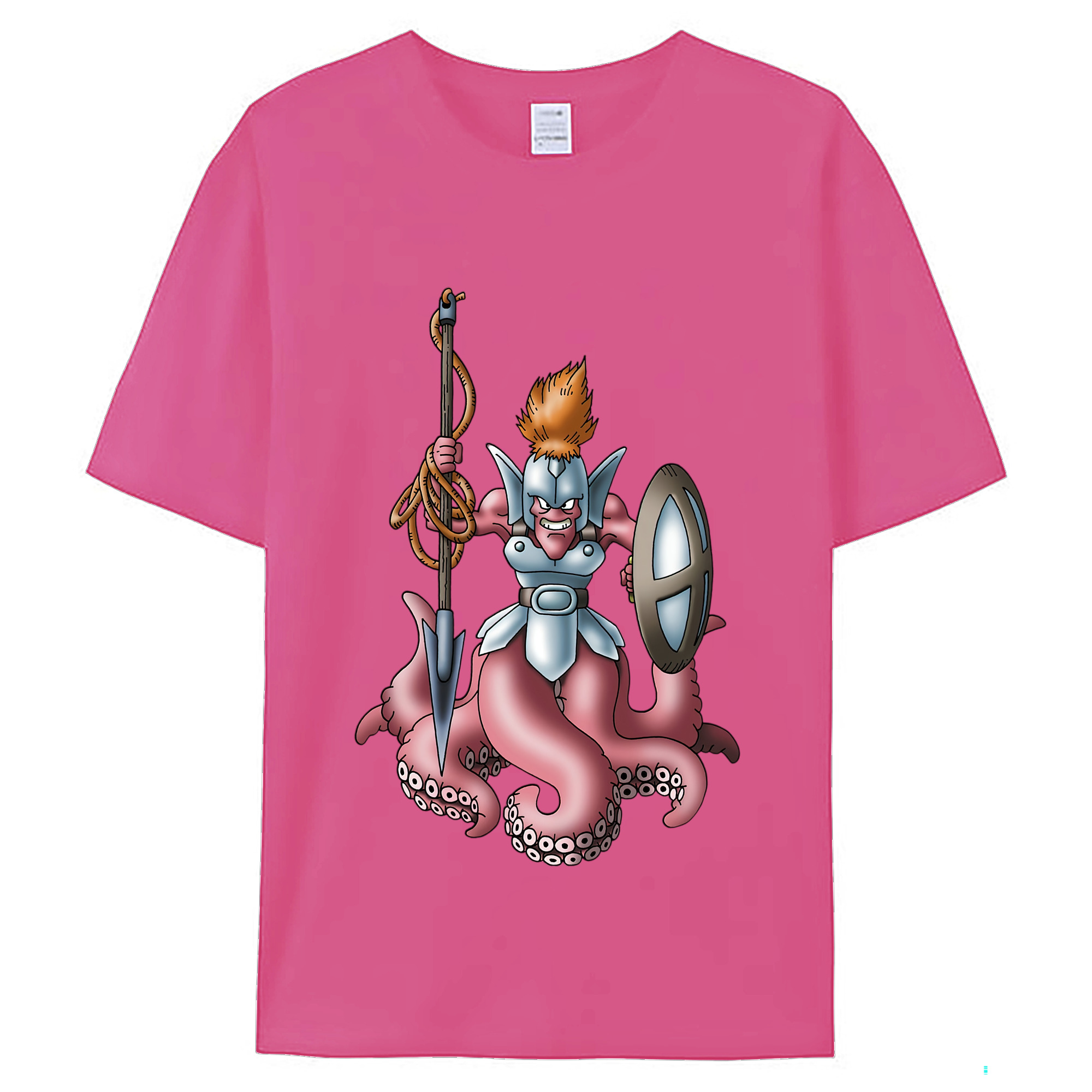 （画像用） ドラゴンクエスト Doragon Kuesuto Dragon Quest レディースカジュアルプリントTシャツ（綿100％）