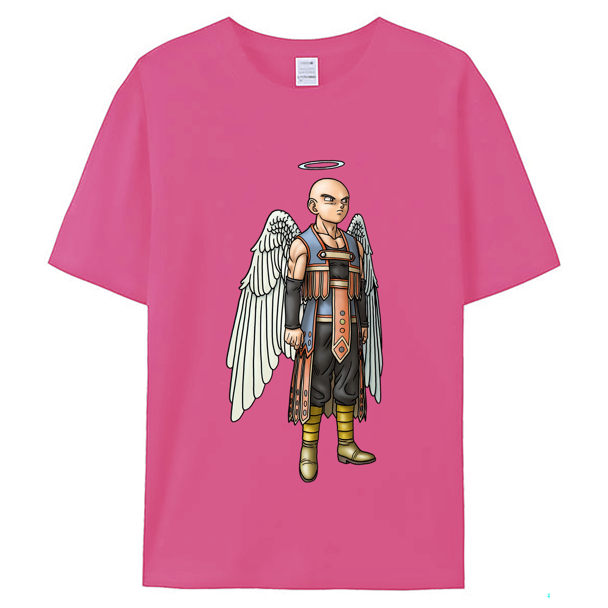 （画像用） ドラゴンクエスト Doragon Kuesuto Dragon Quest レディースカジュアルプリントTシャツ（綿100％）