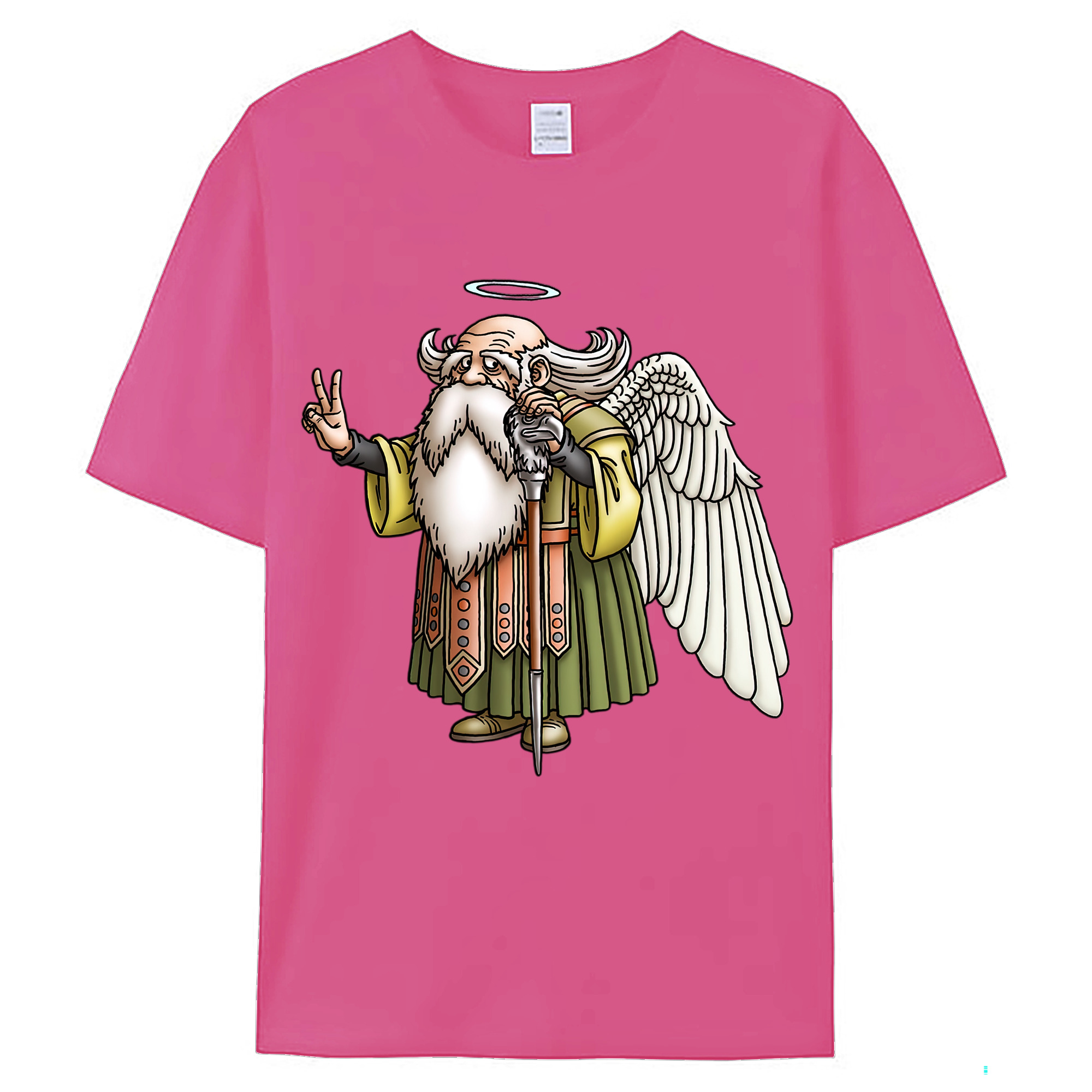 （画像用） ドラゴンクエスト Doragon Kuesuto Dragon Quest レディースカジュアルプリントTシャツ（綿100％）