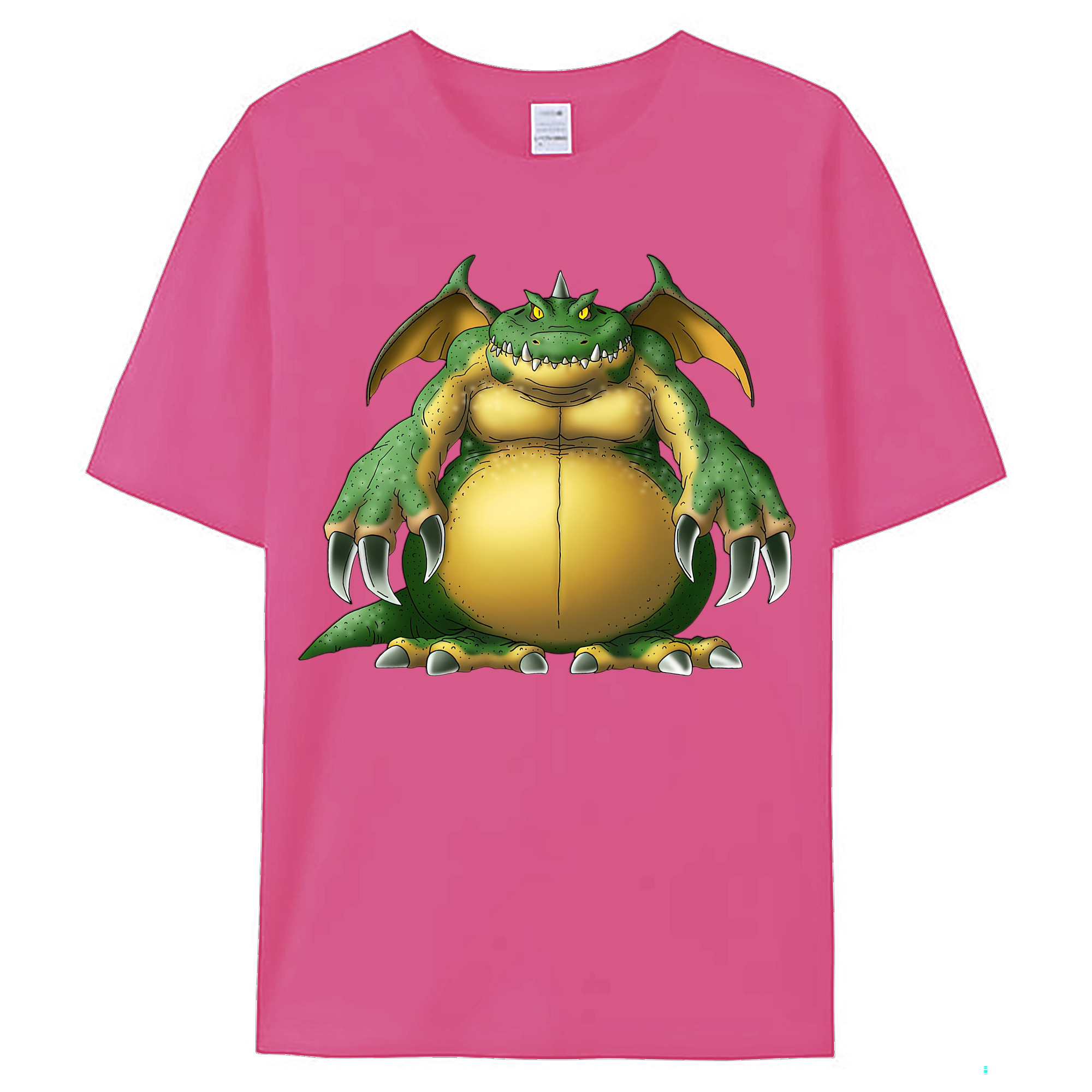 （画像用） ドラゴンクエスト Doragon Kuesuto Dragon Quest レディースカジュアルプリントTシャツ（綿100％）