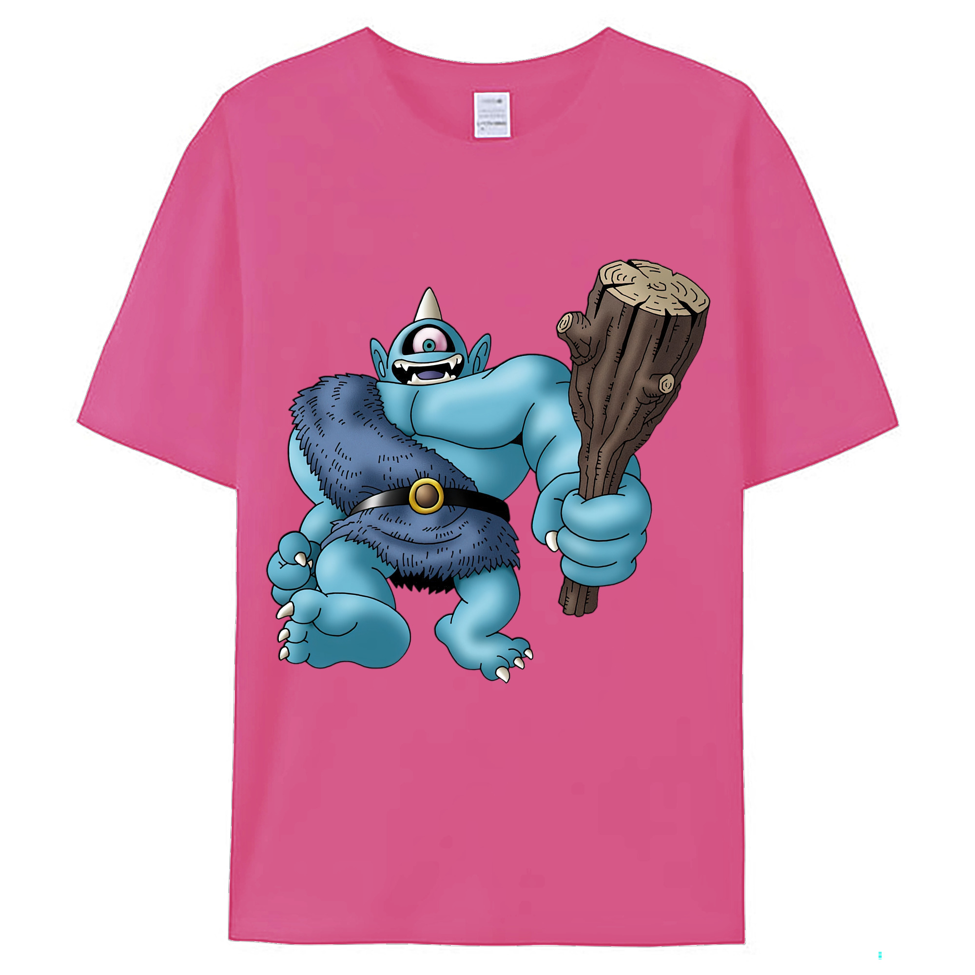 （画像用） ドラゴンクエスト Doragon Kuesuto Dragon Quest レディースカジュアルプリントTシャツ（綿100％）