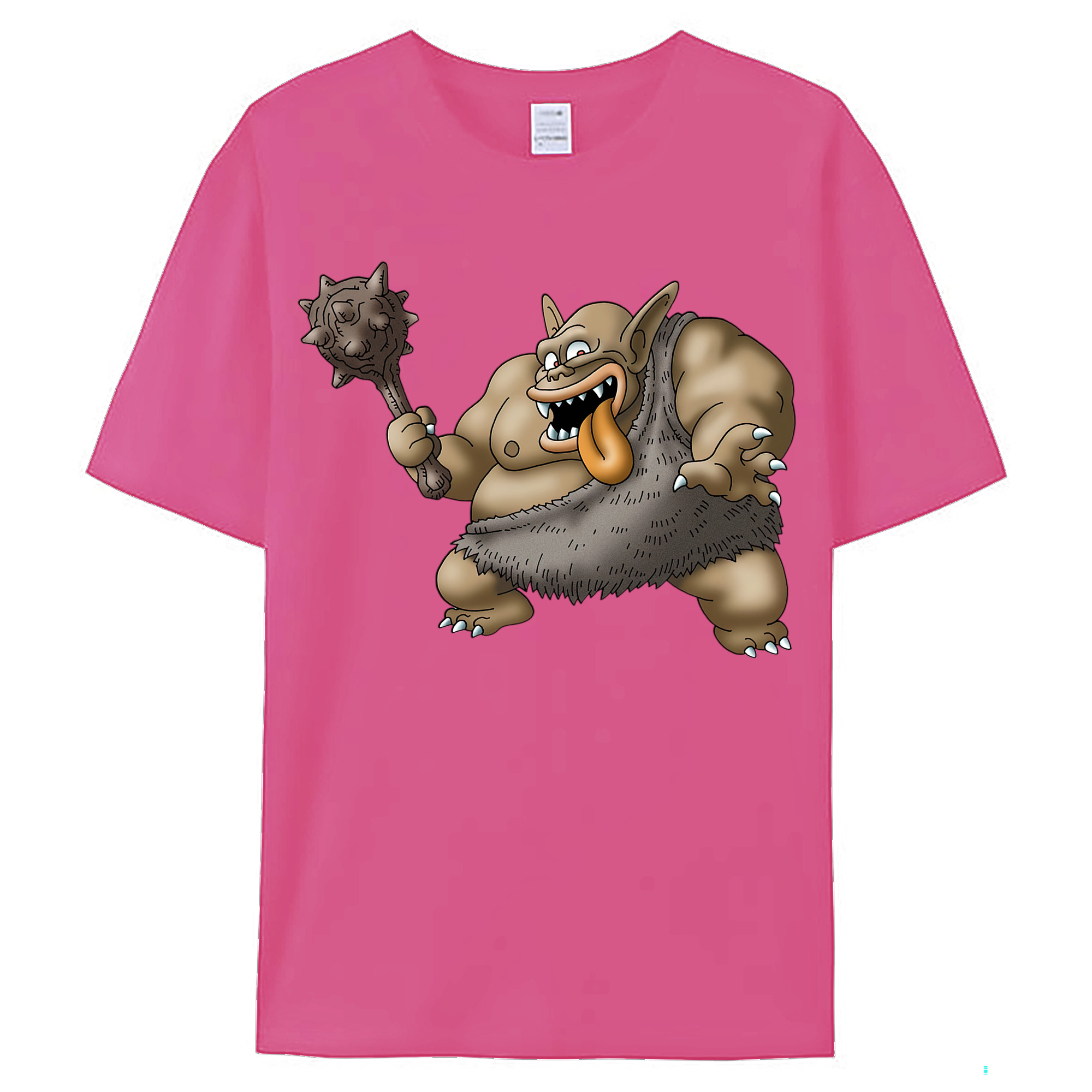 （画像用） ドラゴンクエスト Doragon Kuesuto Dragon Quest レディースカジュアルプリントTシャツ（綿100％）
