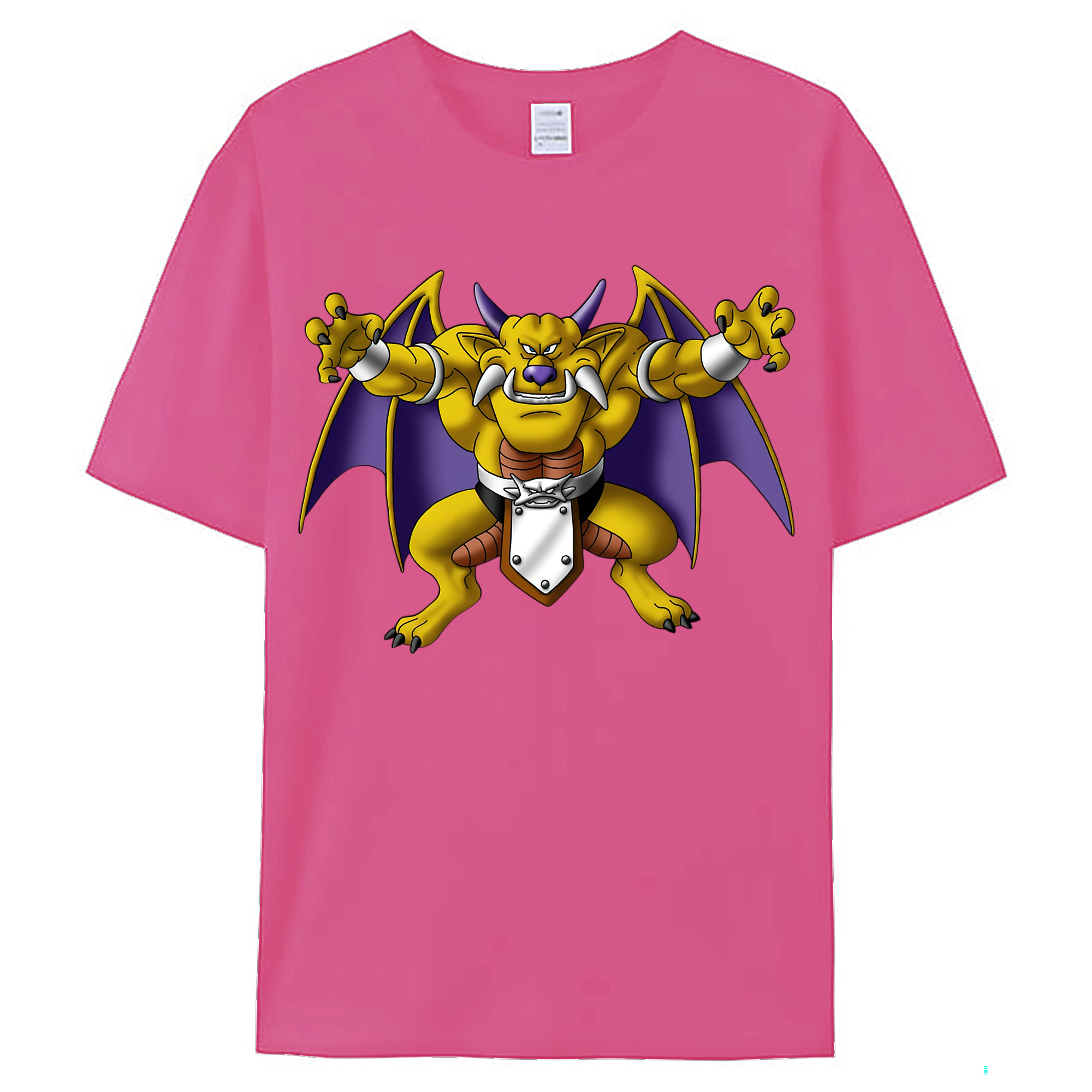 （画像用） ドラゴンクエスト Doragon Kuesuto Dragon Quest レディースカジュアルプリントTシャツ（綿100％）