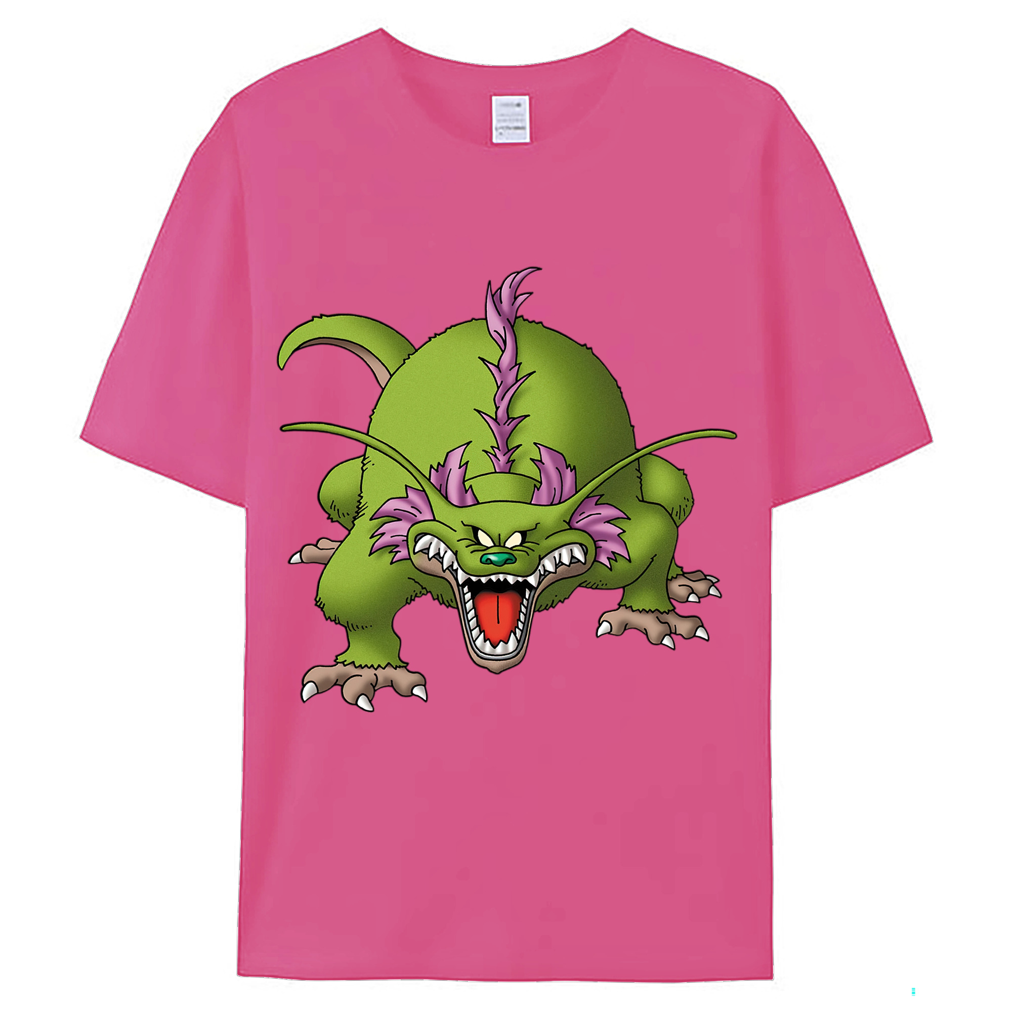 （画像用） ドラゴンクエスト Doragon Kuesuto Dragon Quest レディースカジュアルプリントTシャツ（綿100％）