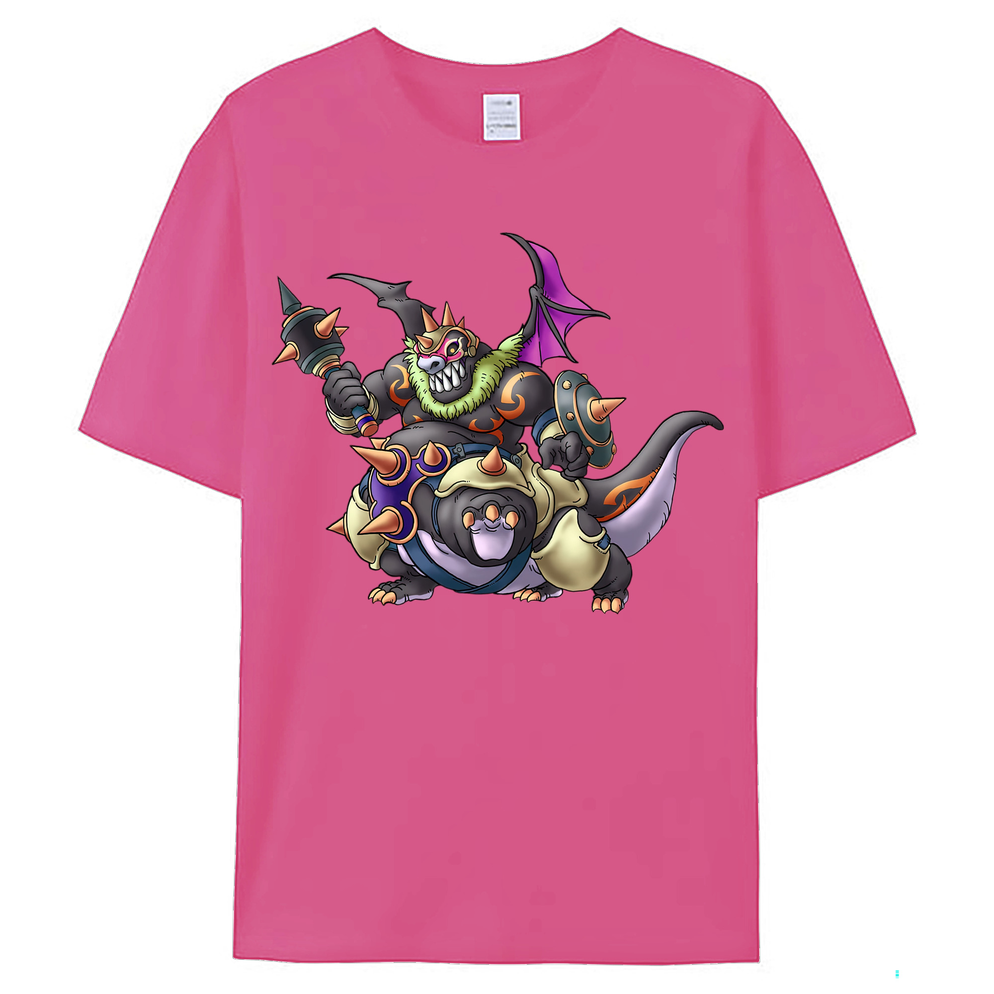 （画像用） ドラゴンクエスト Doragon Kuesuto Dragon Quest レディースカジュアルプリントTシャツ（綿100％）