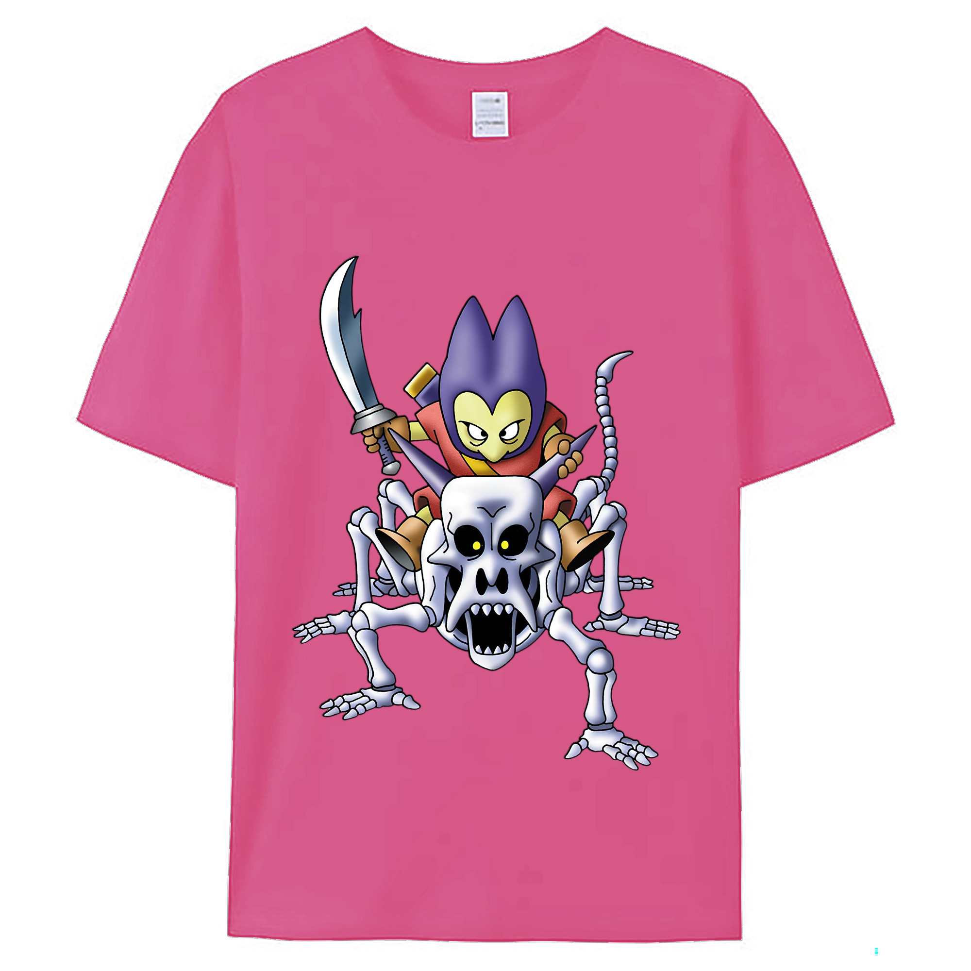 （画像用） ドラゴンクエスト Doragon Kuesuto Dragon Quest レディースカジュアルプリントTシャツ（綿100％）