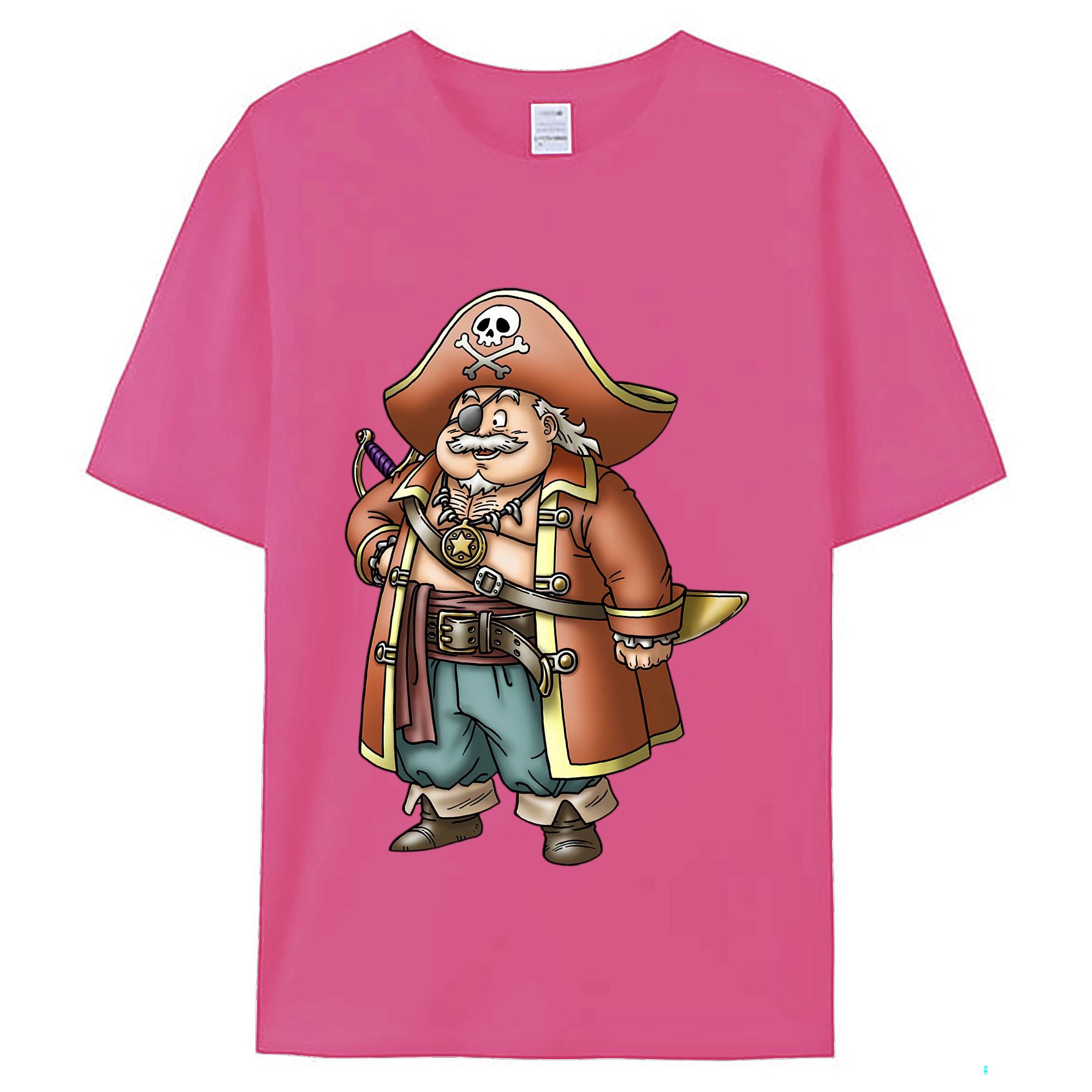 （画像用） ドラゴンクエスト Doragon Kuesuto Dragon Quest レディースカジュアルプリントTシャツ（綿100％）