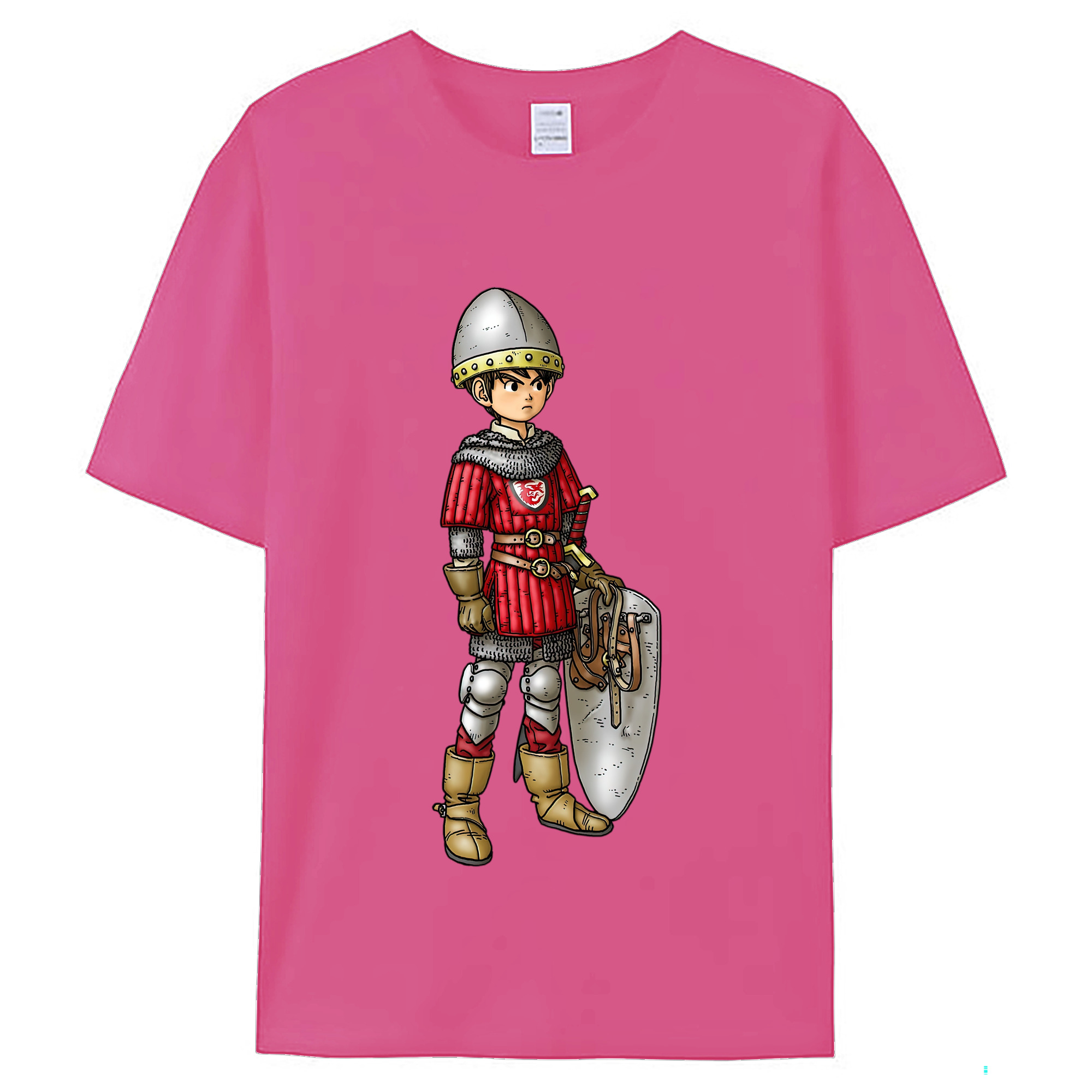 （画像用） ドラゴンクエスト Doragon Kuesuto Dragon Quest レディースカジュアルプリントTシャツ（綿100％）