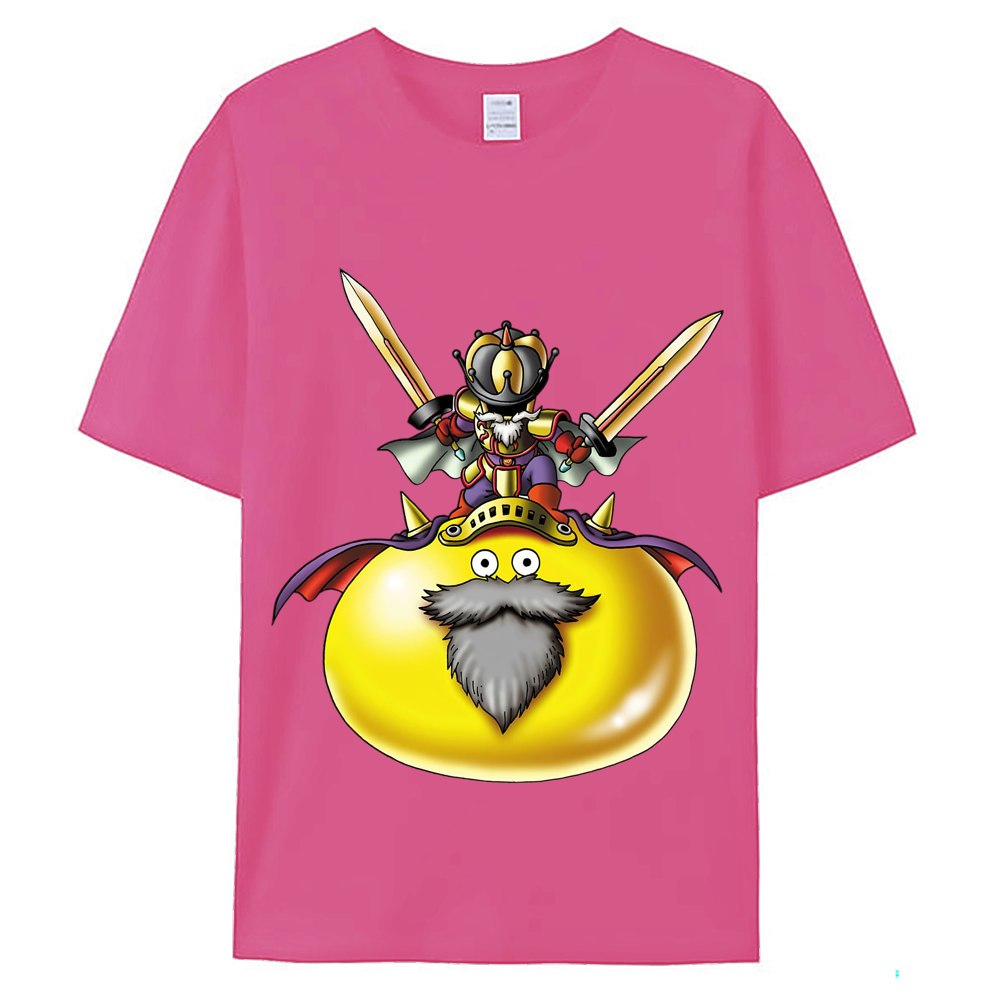 （画像用） ドラゴンクエスト Doragon Kuesuto Dragon Quest レディースカジュアルプリントTシャツ（綿100％）