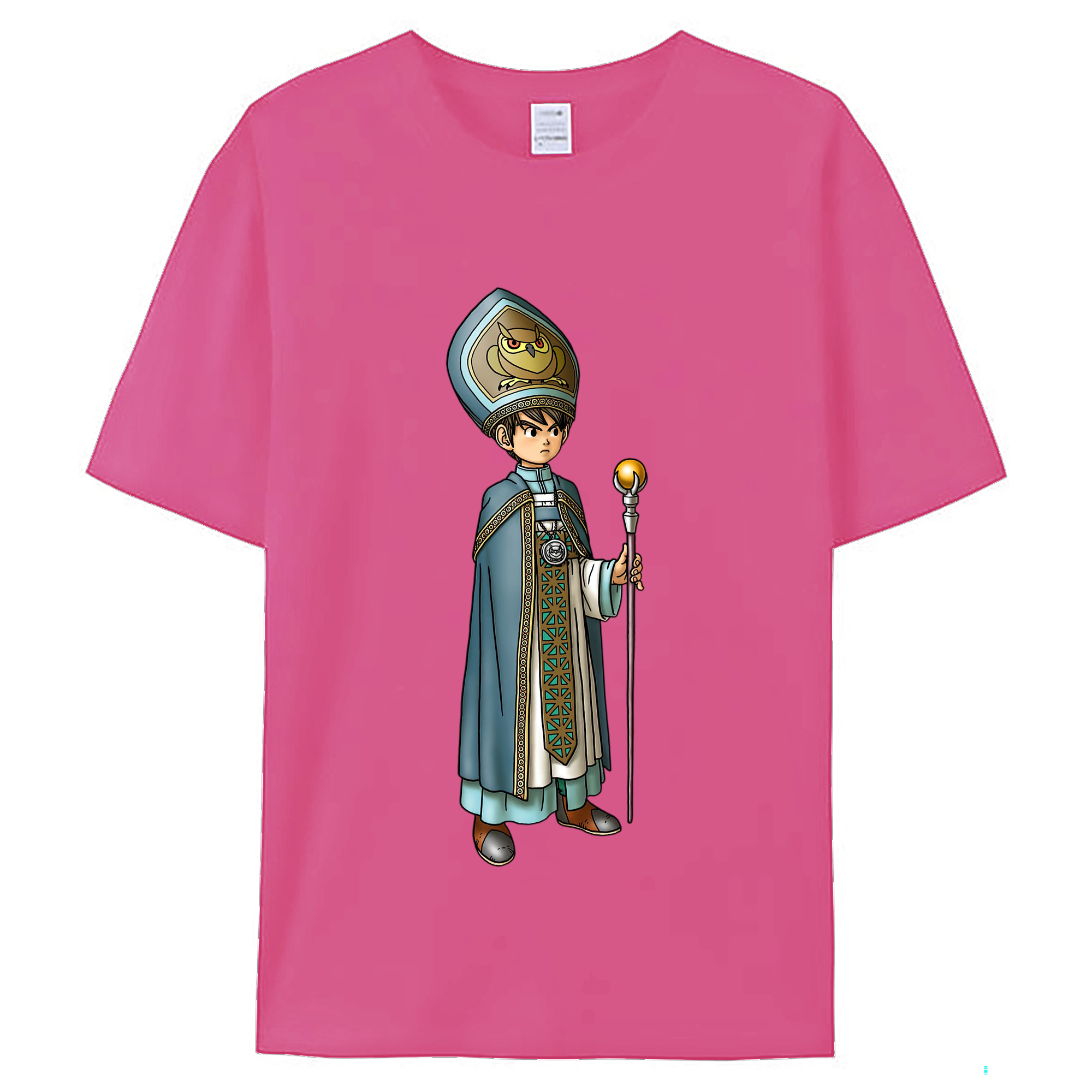 （画像用） ドラゴンクエスト Doragon Kuesuto Dragon Quest レディースカジュアルプリントTシャツ（綿100％）