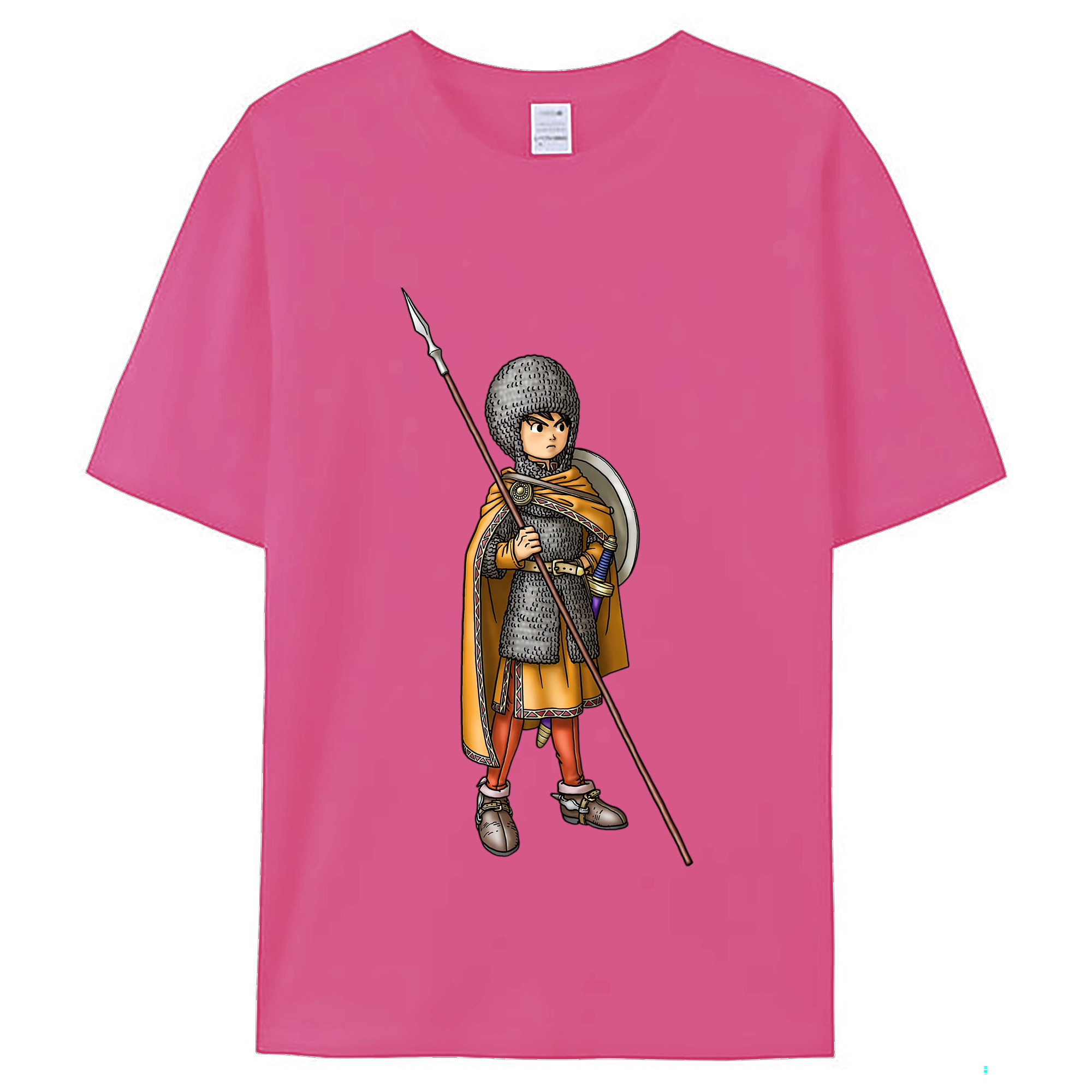 （画像用） ドラゴンクエスト Doragon Kuesuto Dragon Quest レディースカジュアルプリントTシャツ（綿100％）