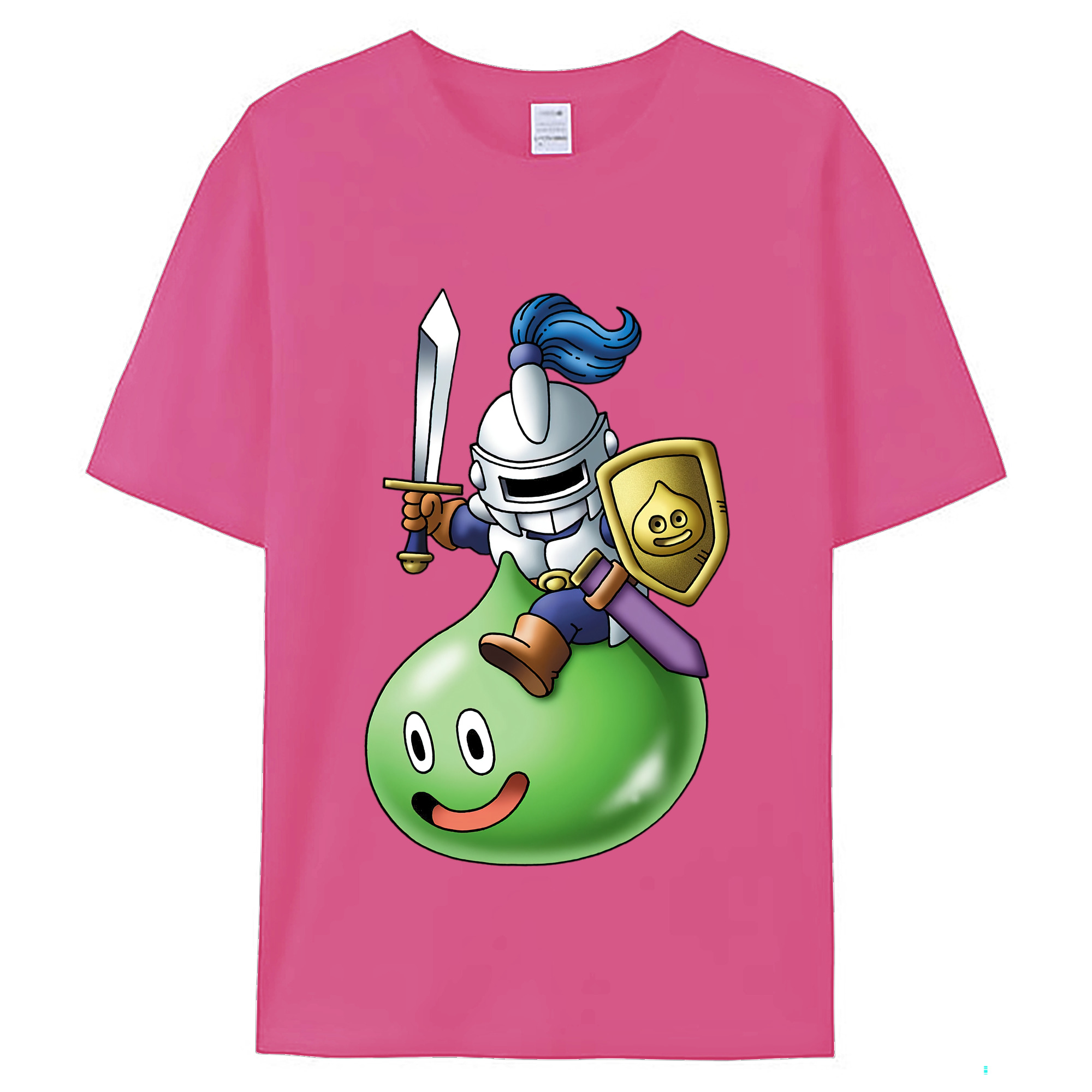 （画像用） ドラゴンクエスト Doragon Kuesuto Dragon Quest レディースカジュアルプリントTシャツ（綿100％）
