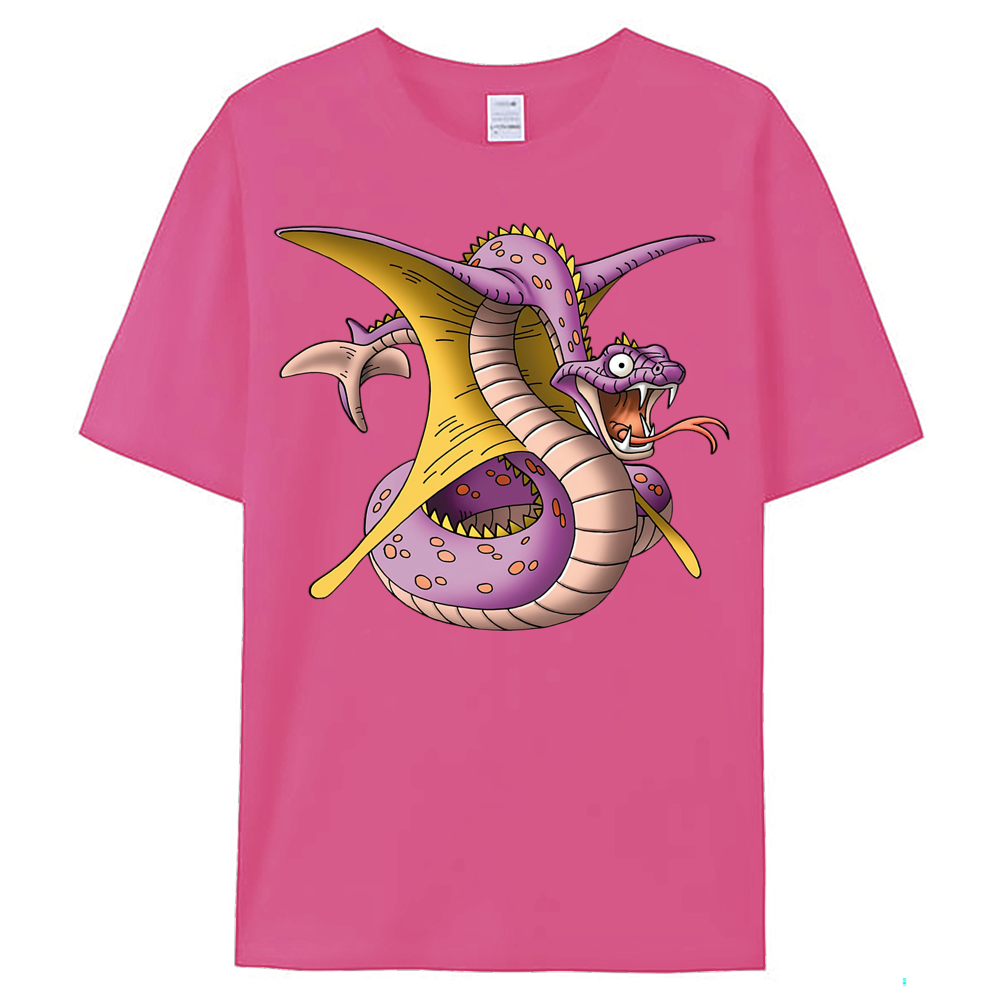 （画像用） ドラゴンクエスト Doragon Kuesuto Dragon Quest レディースカジュアルプリントTシャツ（綿100％）