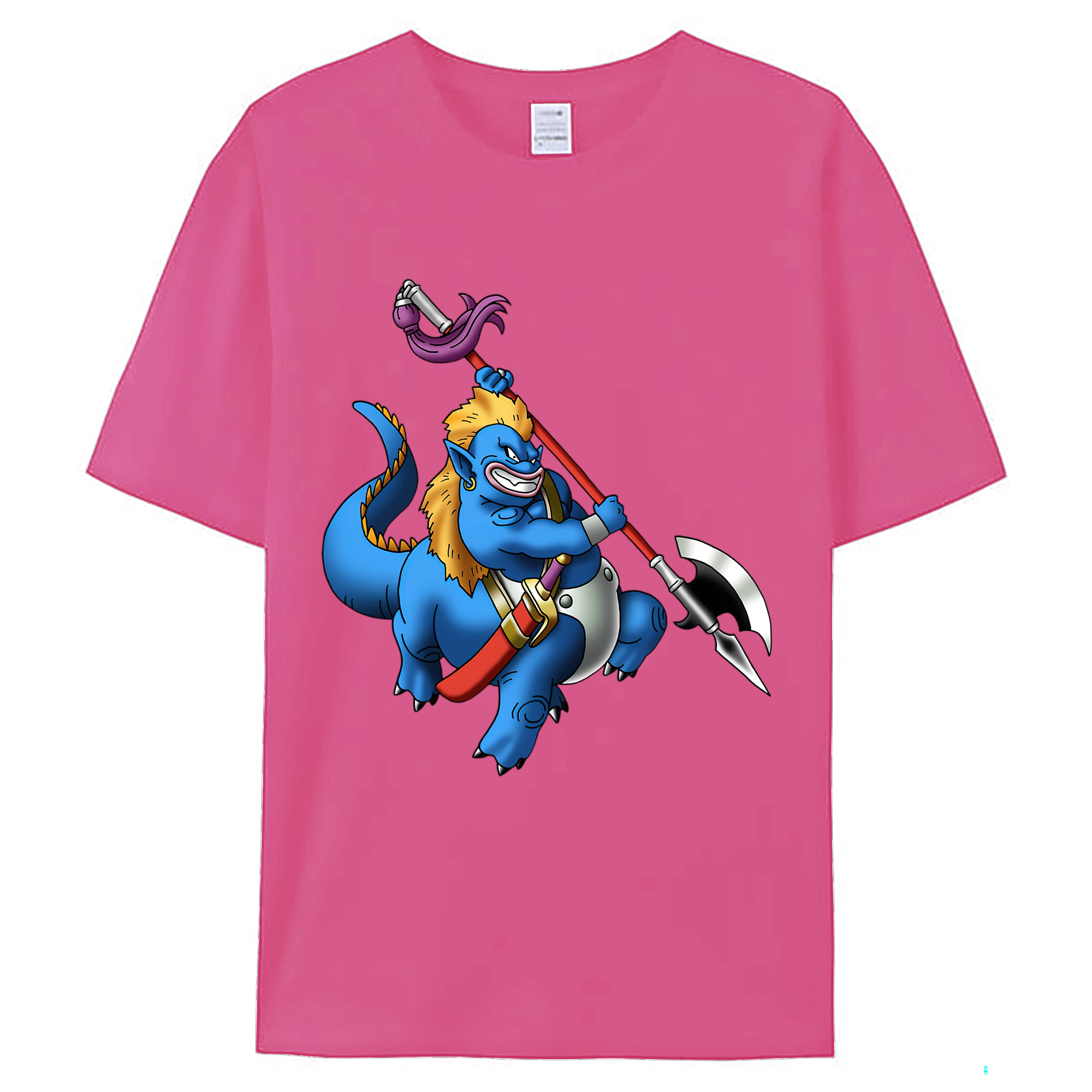 （画像用） ドラゴンクエスト Doragon Kuesuto Dragon Quest レディースカジュアルプリントTシャツ（綿100％）