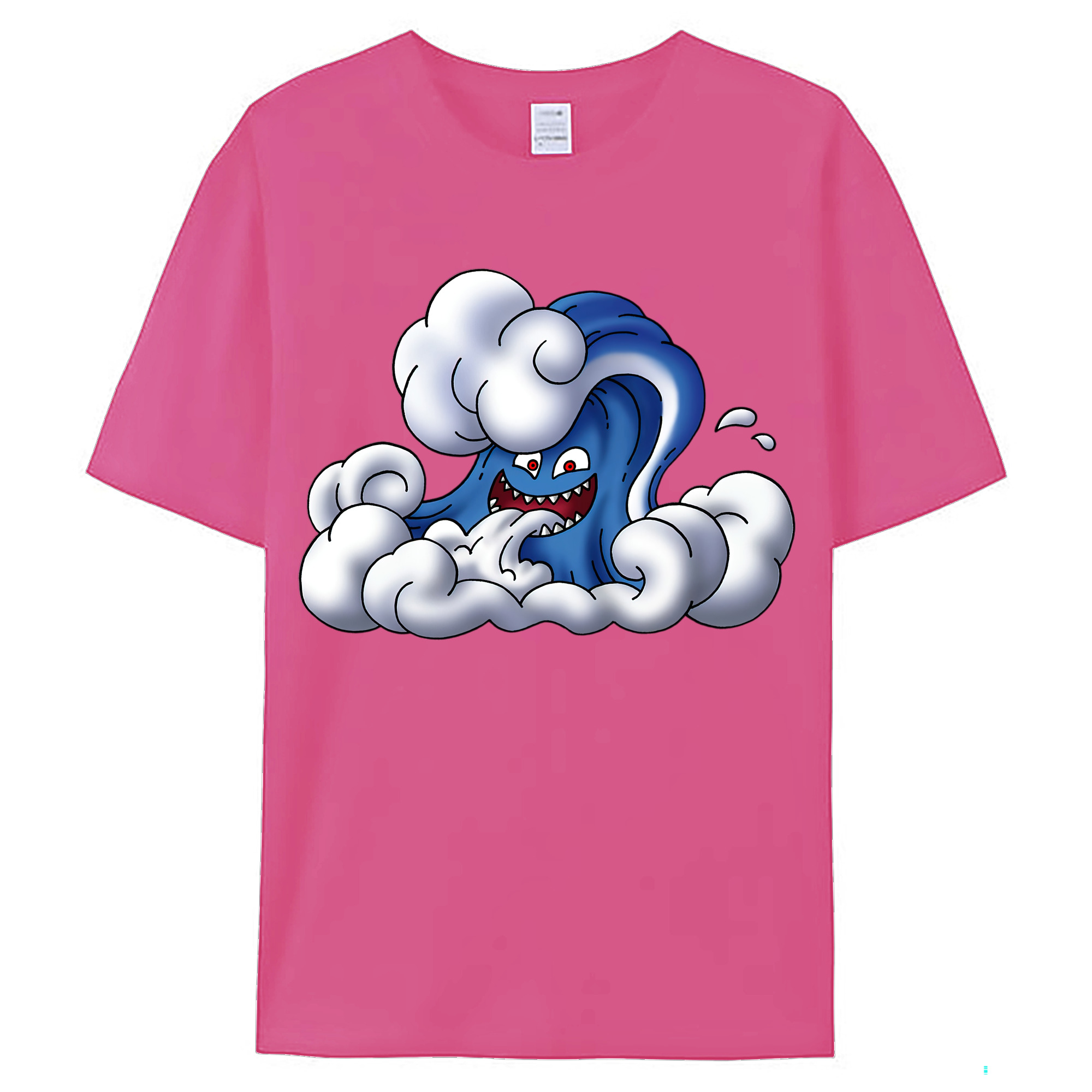（画像用） ドラゴンクエスト Doragon Kuesuto Dragon Quest レディースカジュアルプリントTシャツ（綿100％）